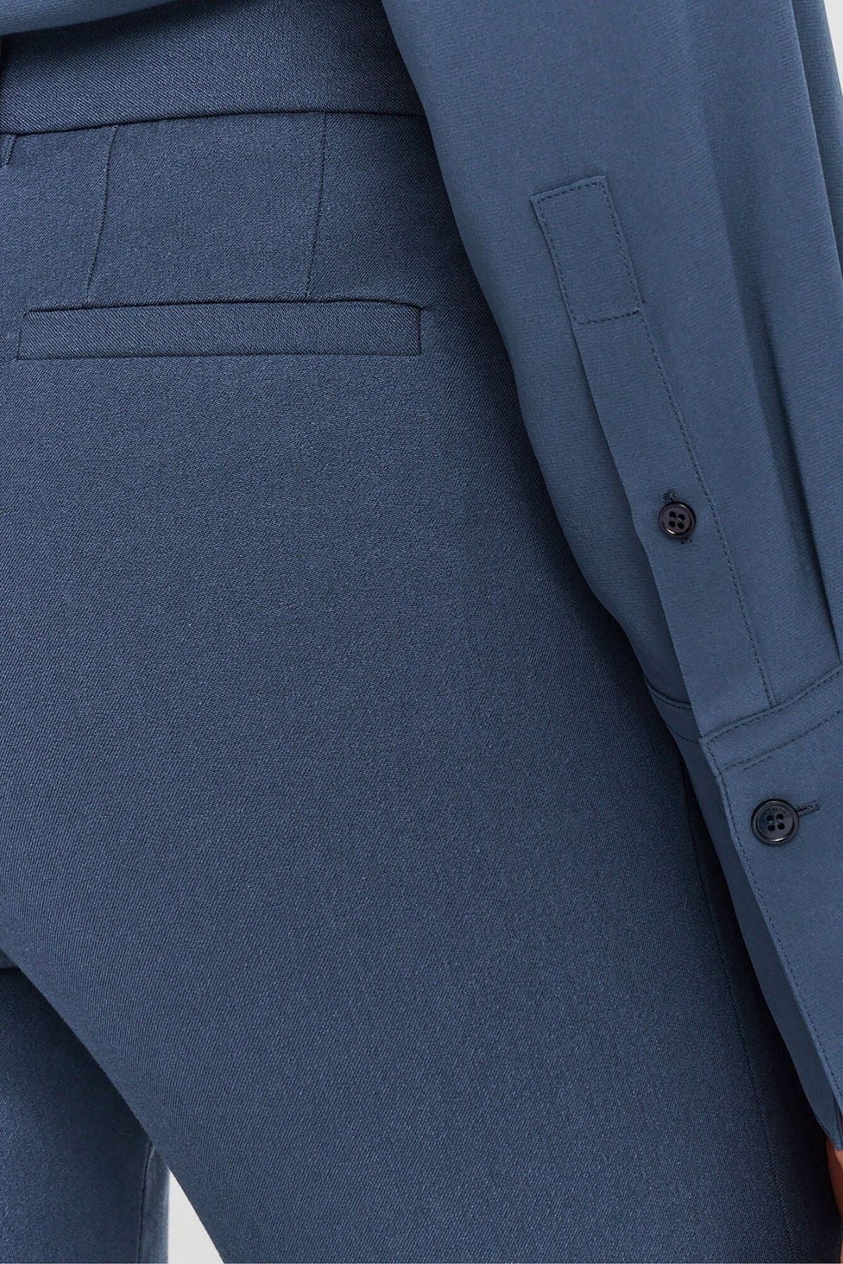 Joseph Coleman Pant Gabardine Stretch - Harbour - Image 5