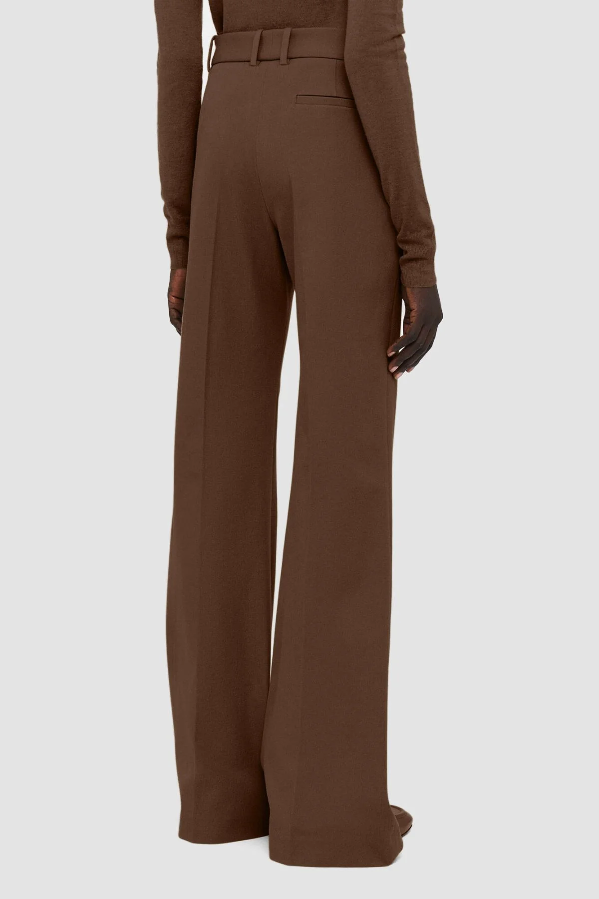 Joseph Gabardine Stretch Tafira Pant - Arabica - Image 3