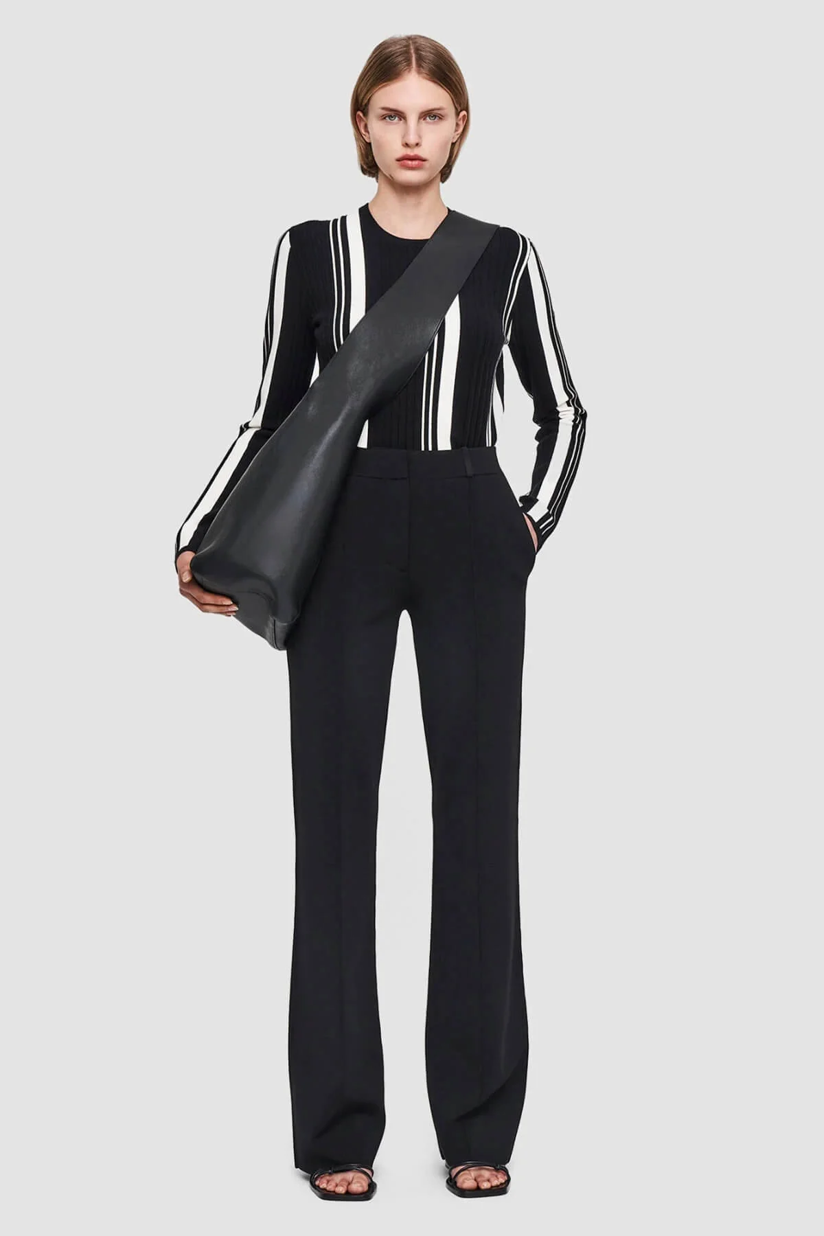 Joseph Milano Knitted Pant - Black - Image 2