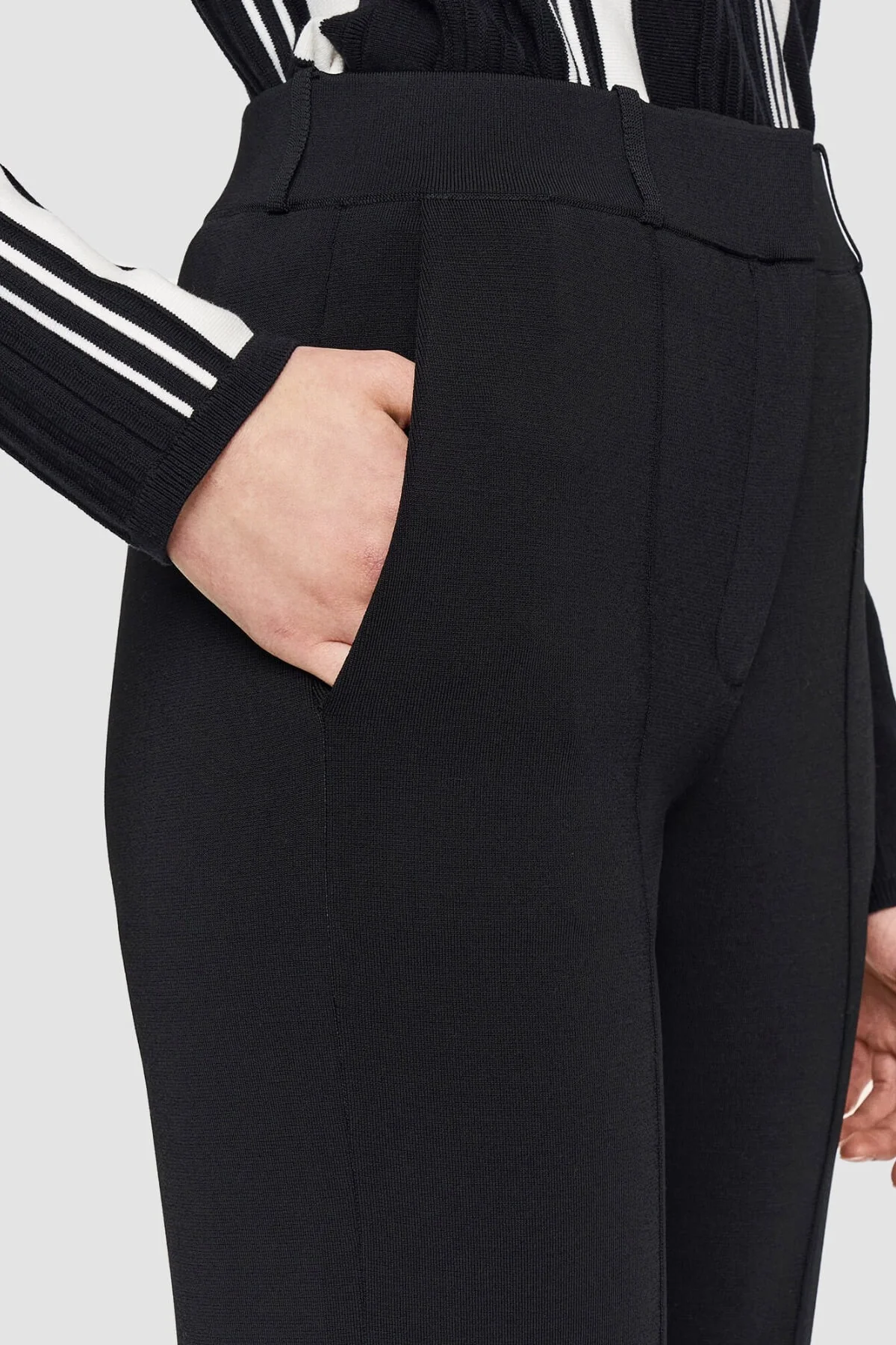Joseph Milano Knitted Pant - Black - Image 4