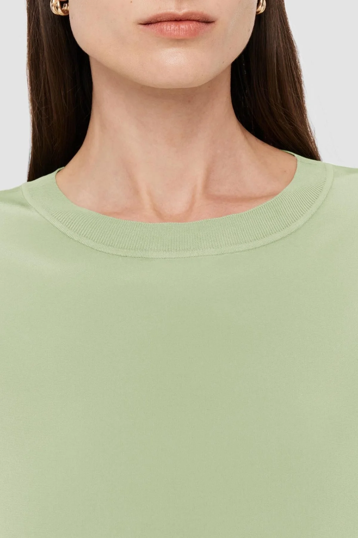 Joseph Rubin Silk Blouse - Matcha - Image 4