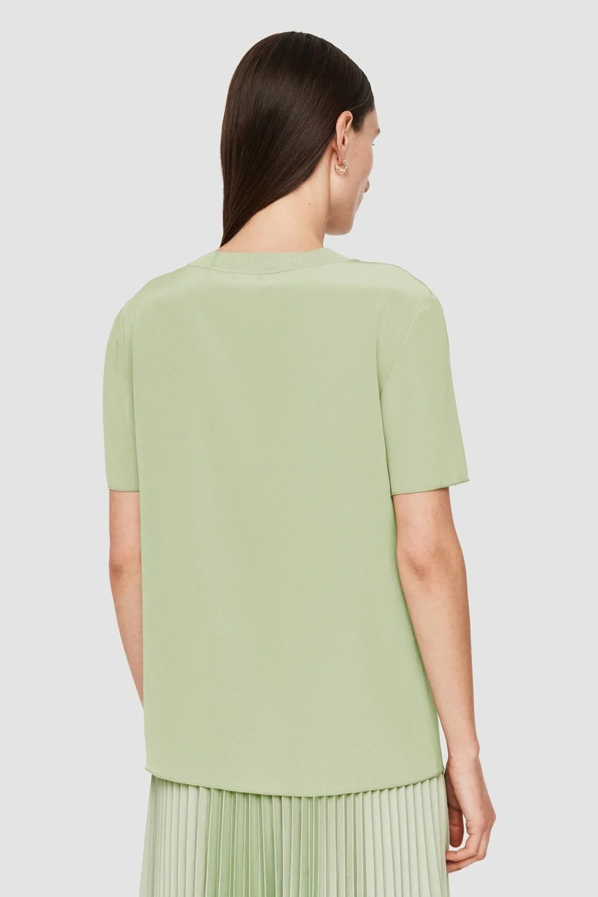 Joseph Rubin Silk Blouse - Matcha - Image 6
