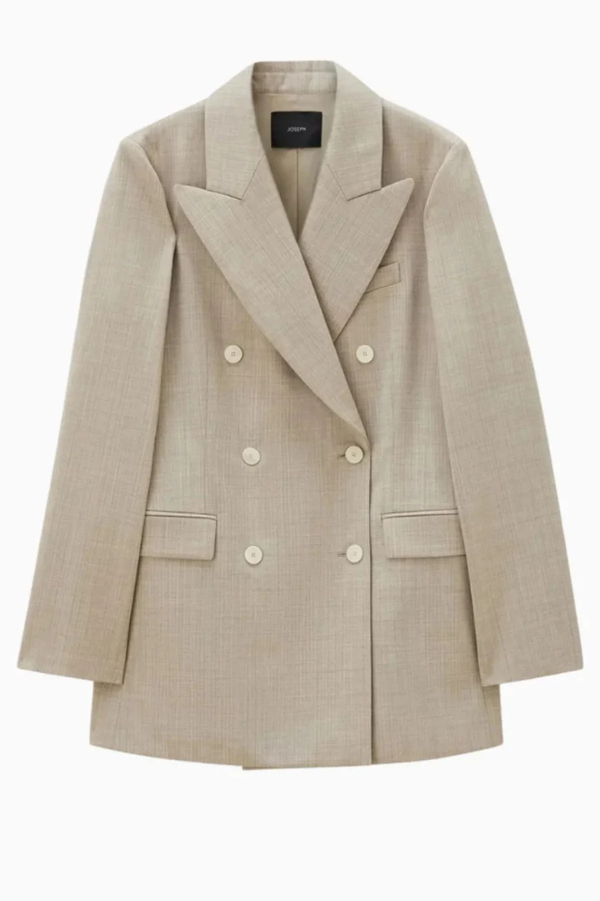 Joseph Valery Melange Stripes Blazer - Affogatto