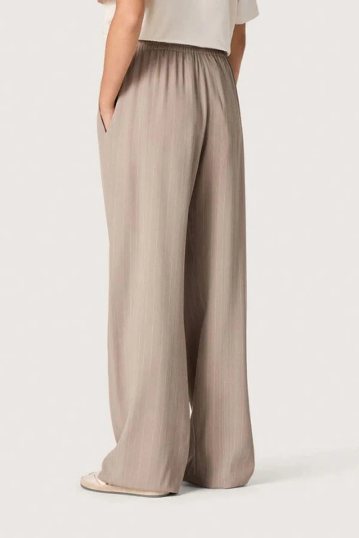 Golden Goose Jogging Brittany Light Pinstripes - Roasted Cashew - Image 3