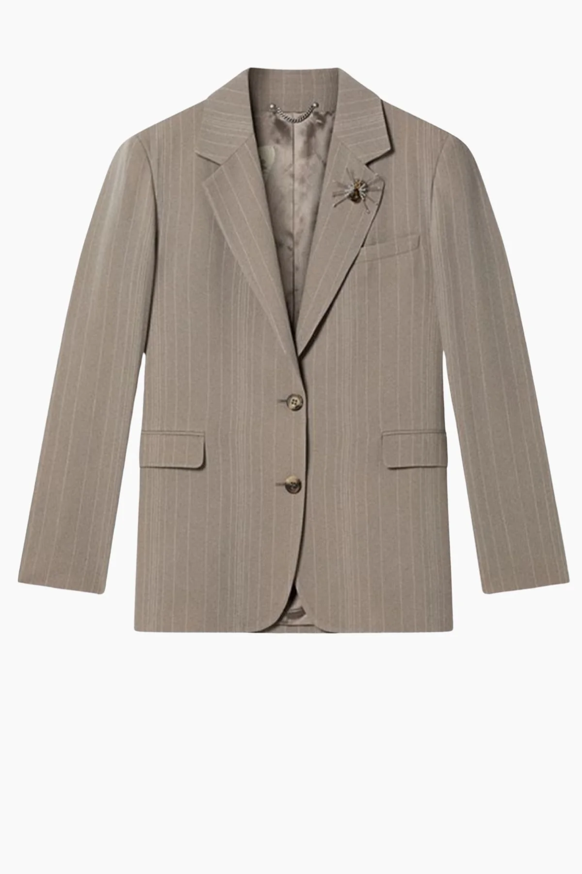 Golden Goose Blazer Pinstripes - Roasted Cashew