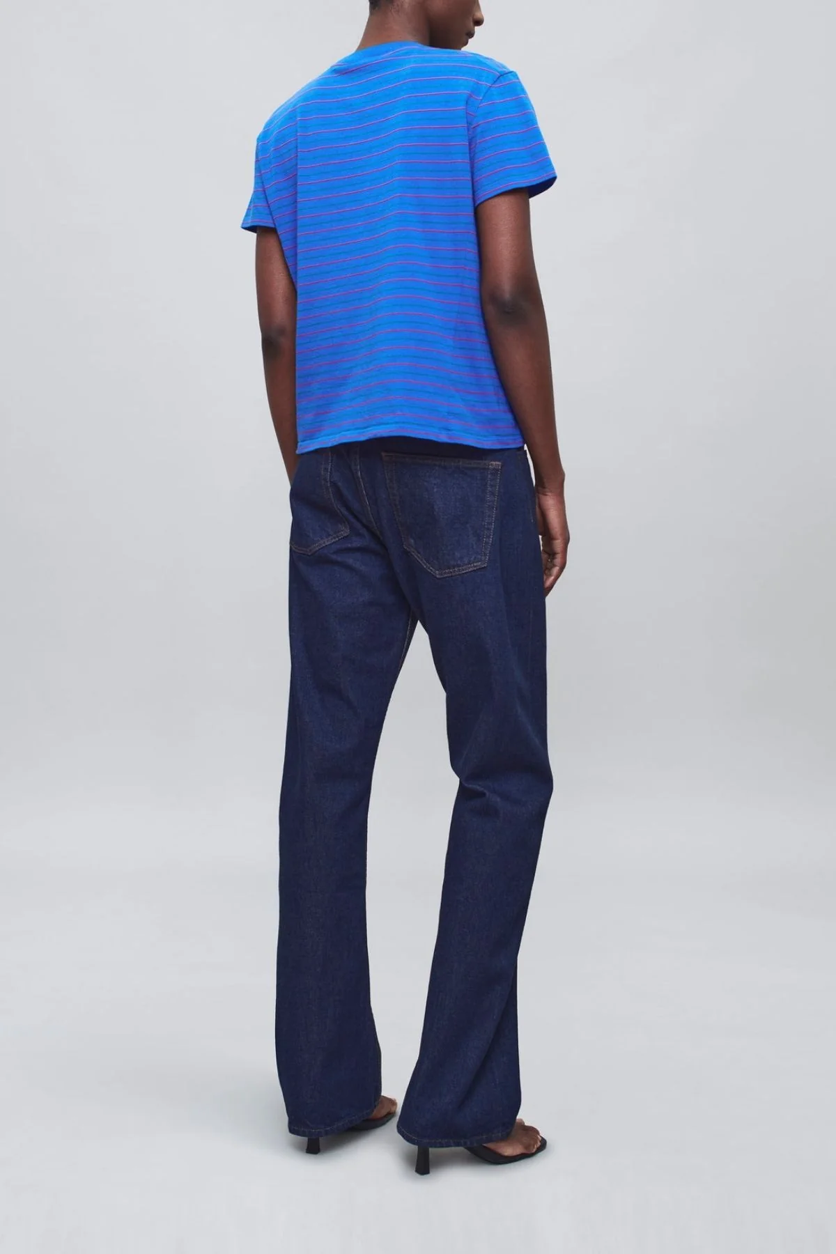 KALLMEYER Kenzie T-Shirt - Cobalt Multi Stripe - Image 3