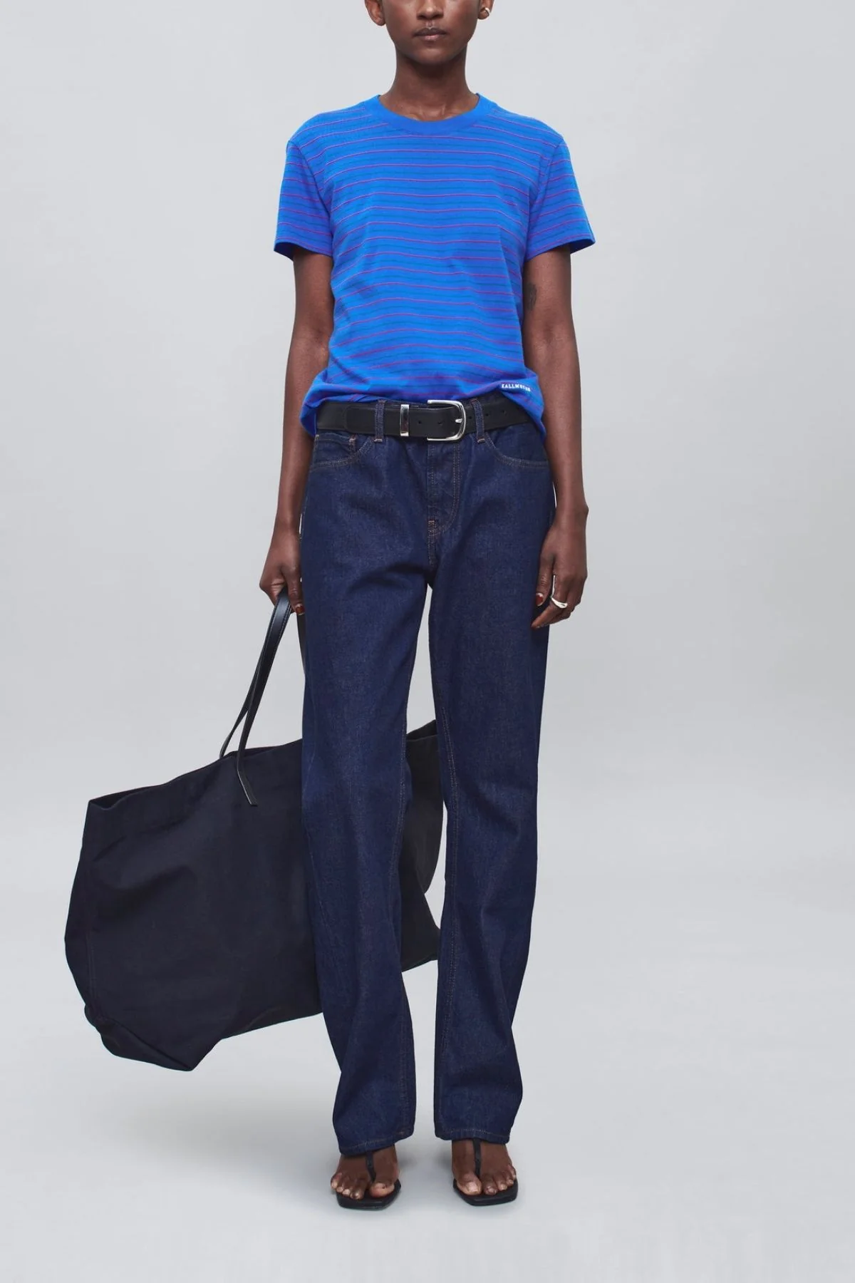 KALLMEYER Kenzie T-Shirt - Cobalt Multi Stripe - Image 5