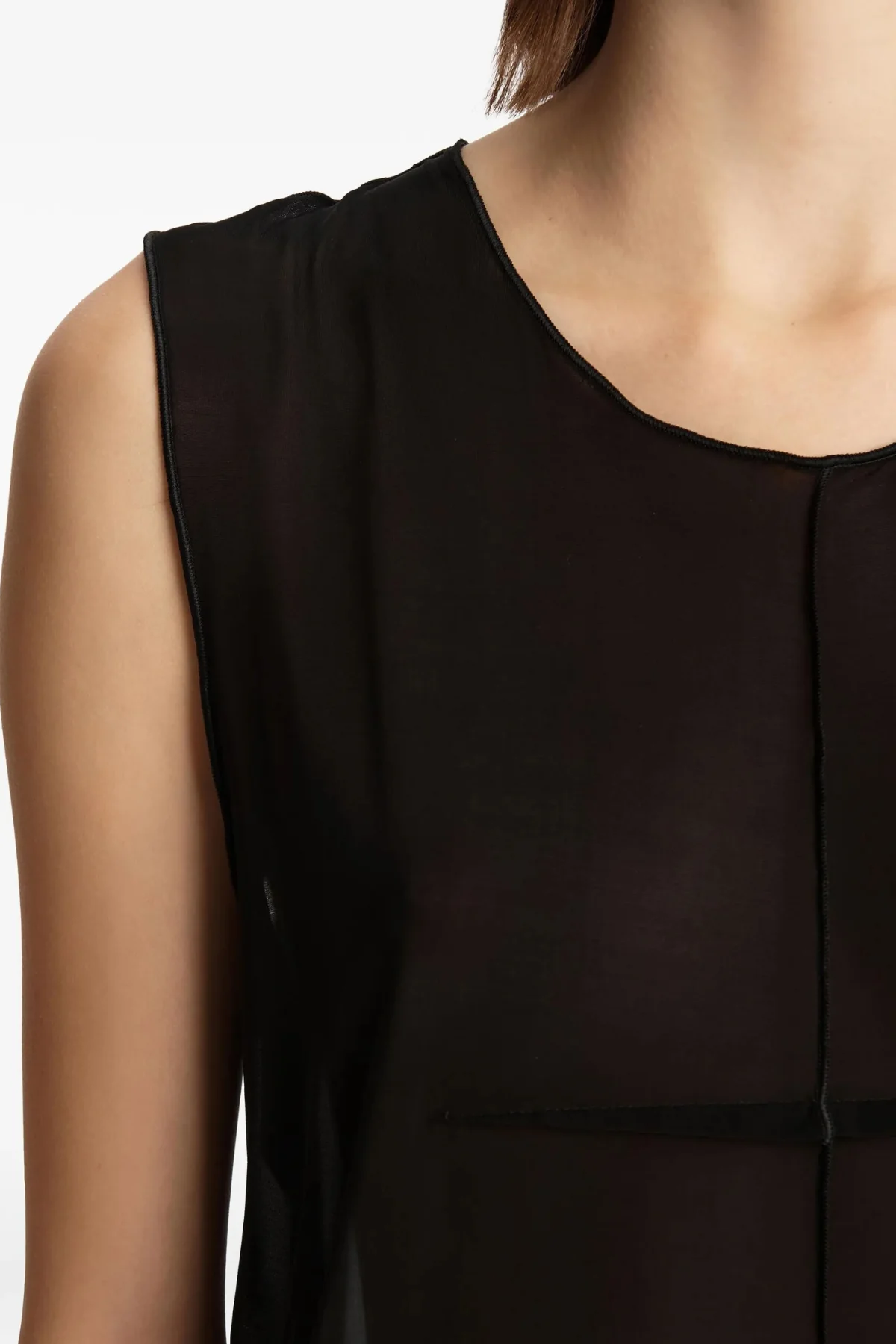 KHAITE Allo SL Top - Washed Black - Image 5