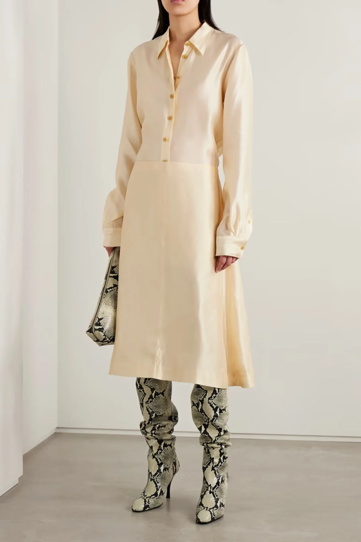 KHAITE Auryn Top - Cream - Image 2