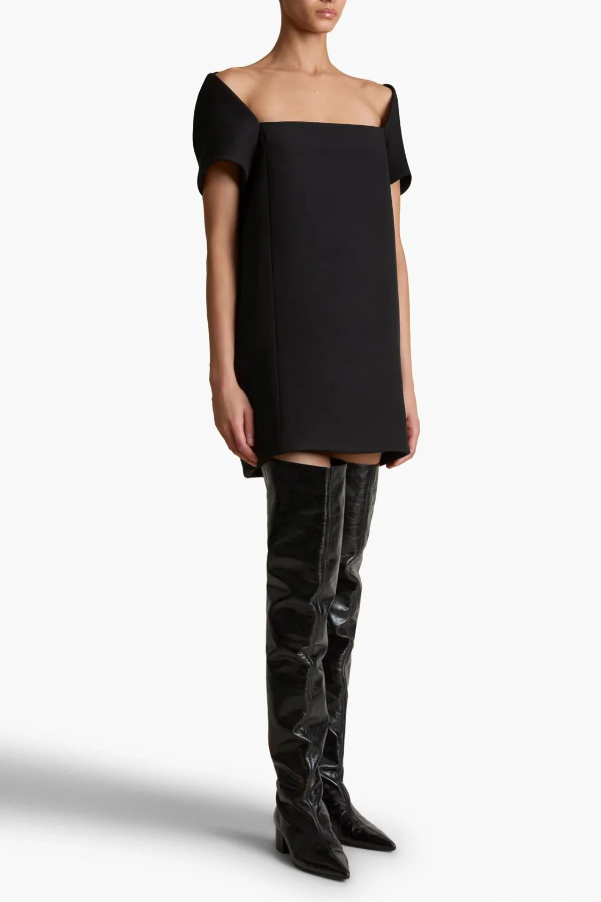 KHAITE Benji Dress - Black - Image 4