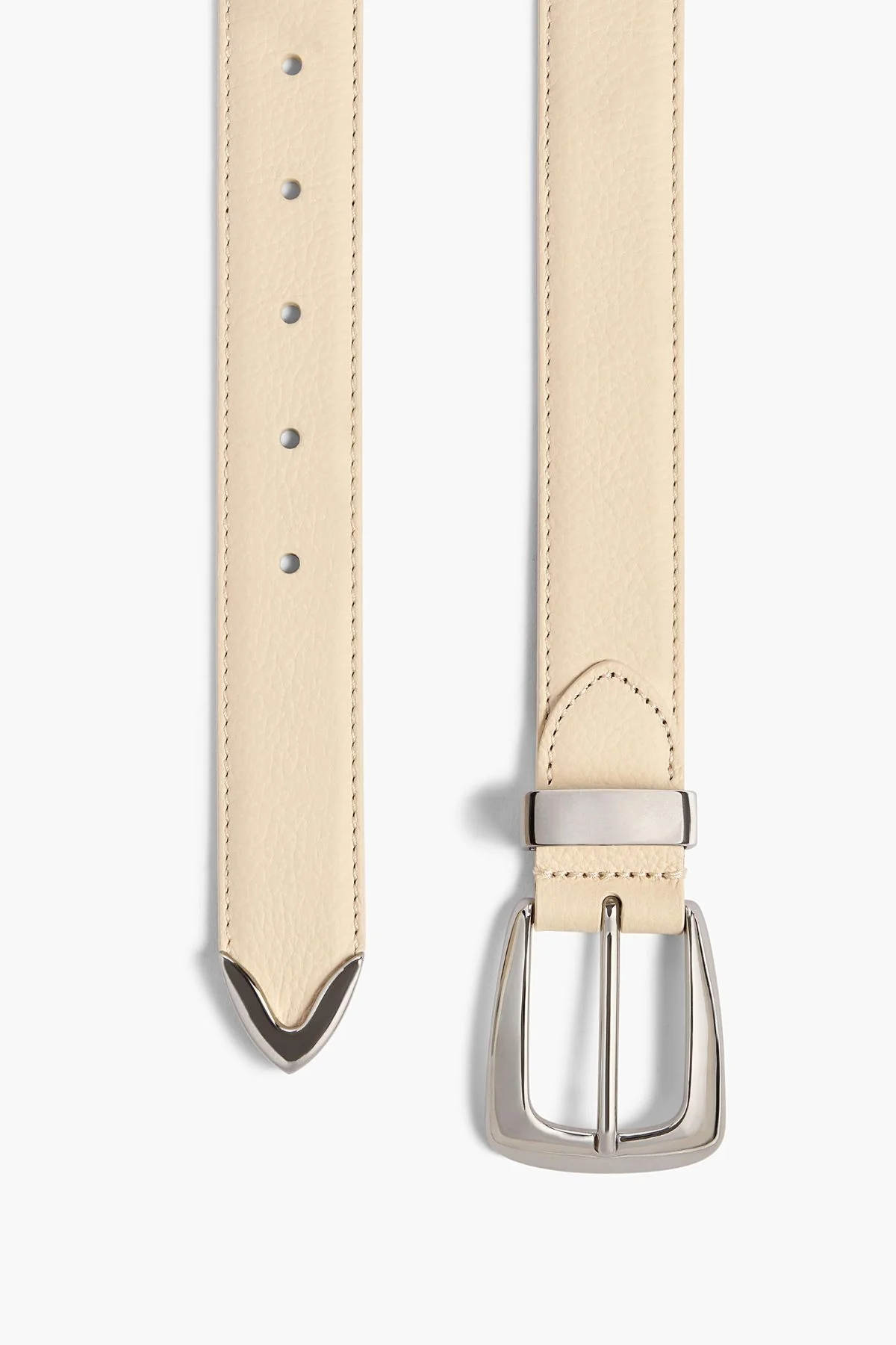 KHAITE Benny Belt - Dark Ivory/ Silver - Image 2