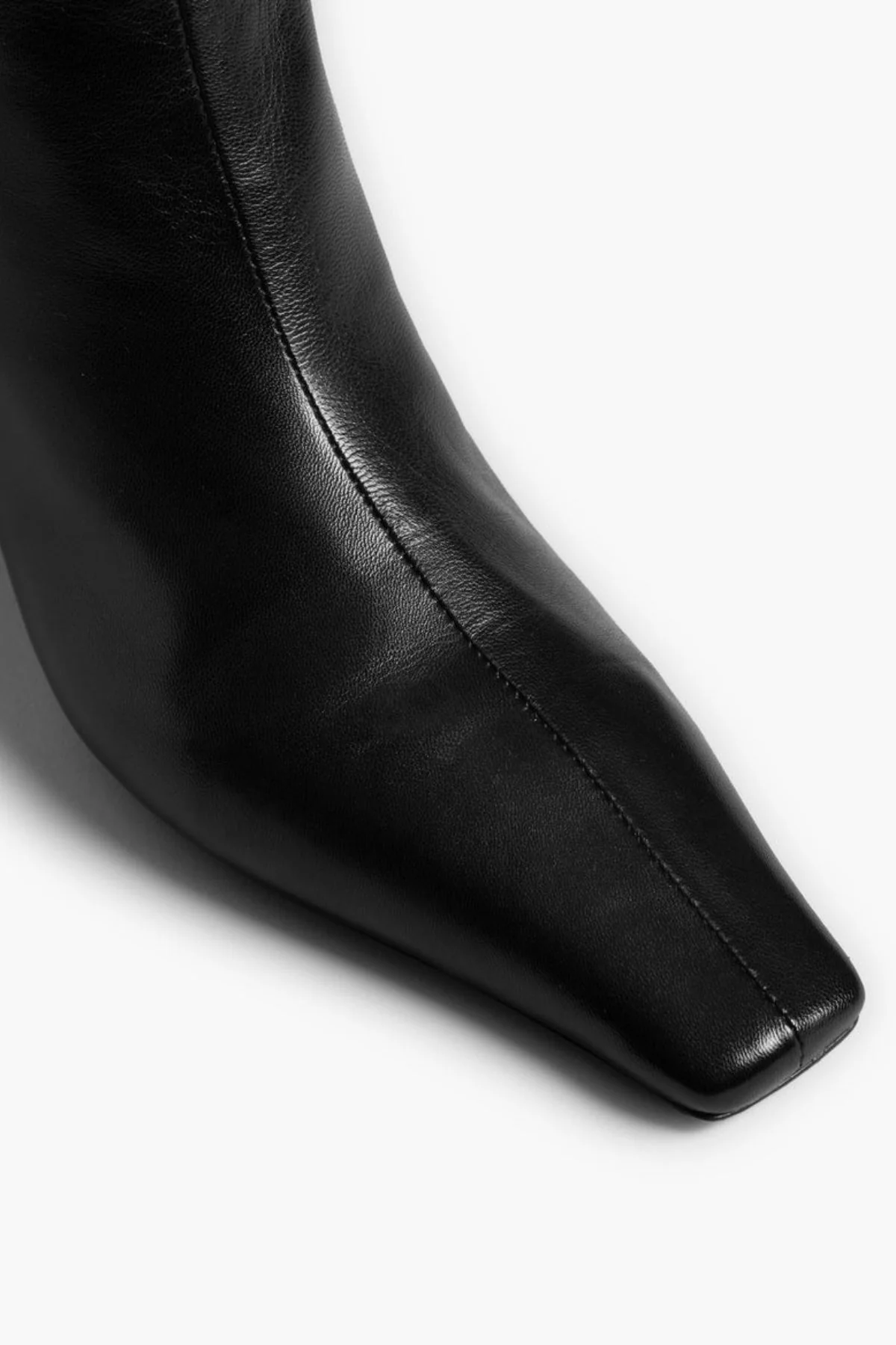 KHAITE Davis Knee High Boot - Black - Image 3