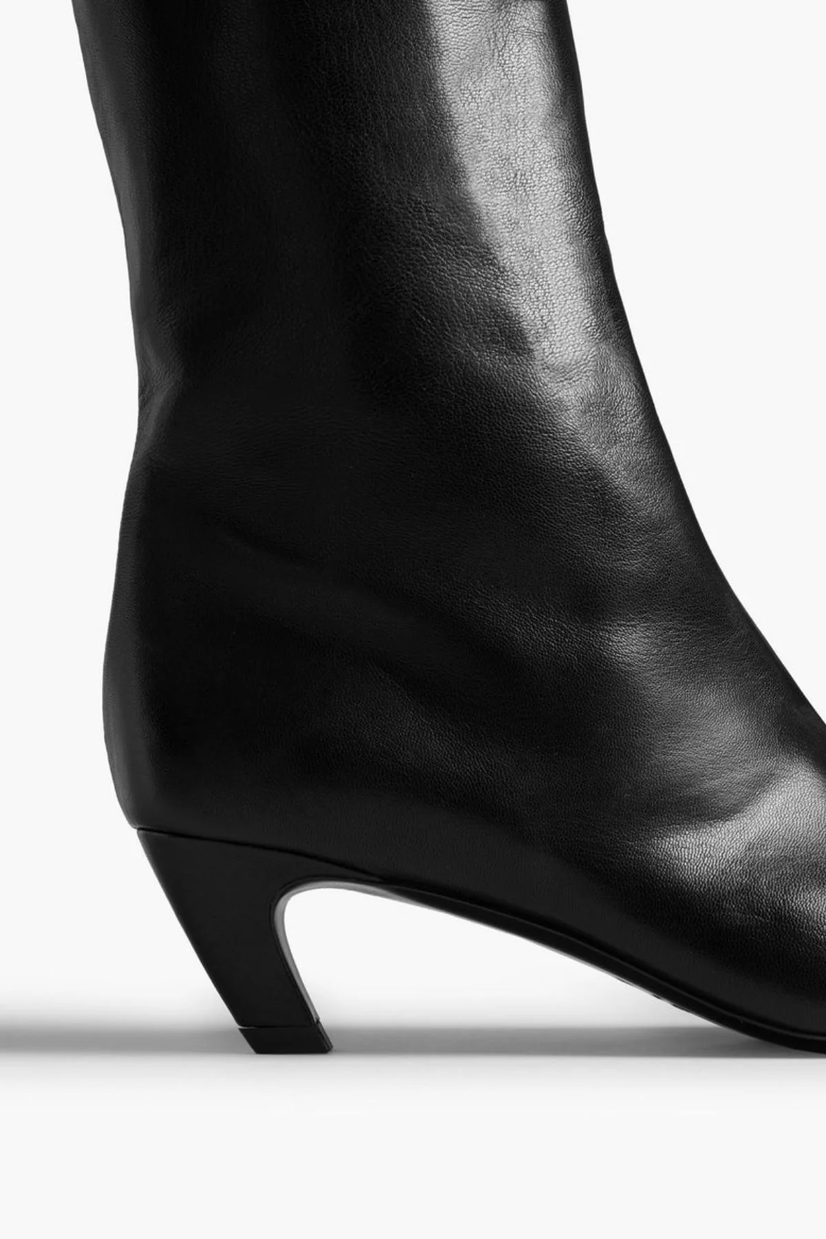KHAITE Davis Knee High Boot - Black - Image 4