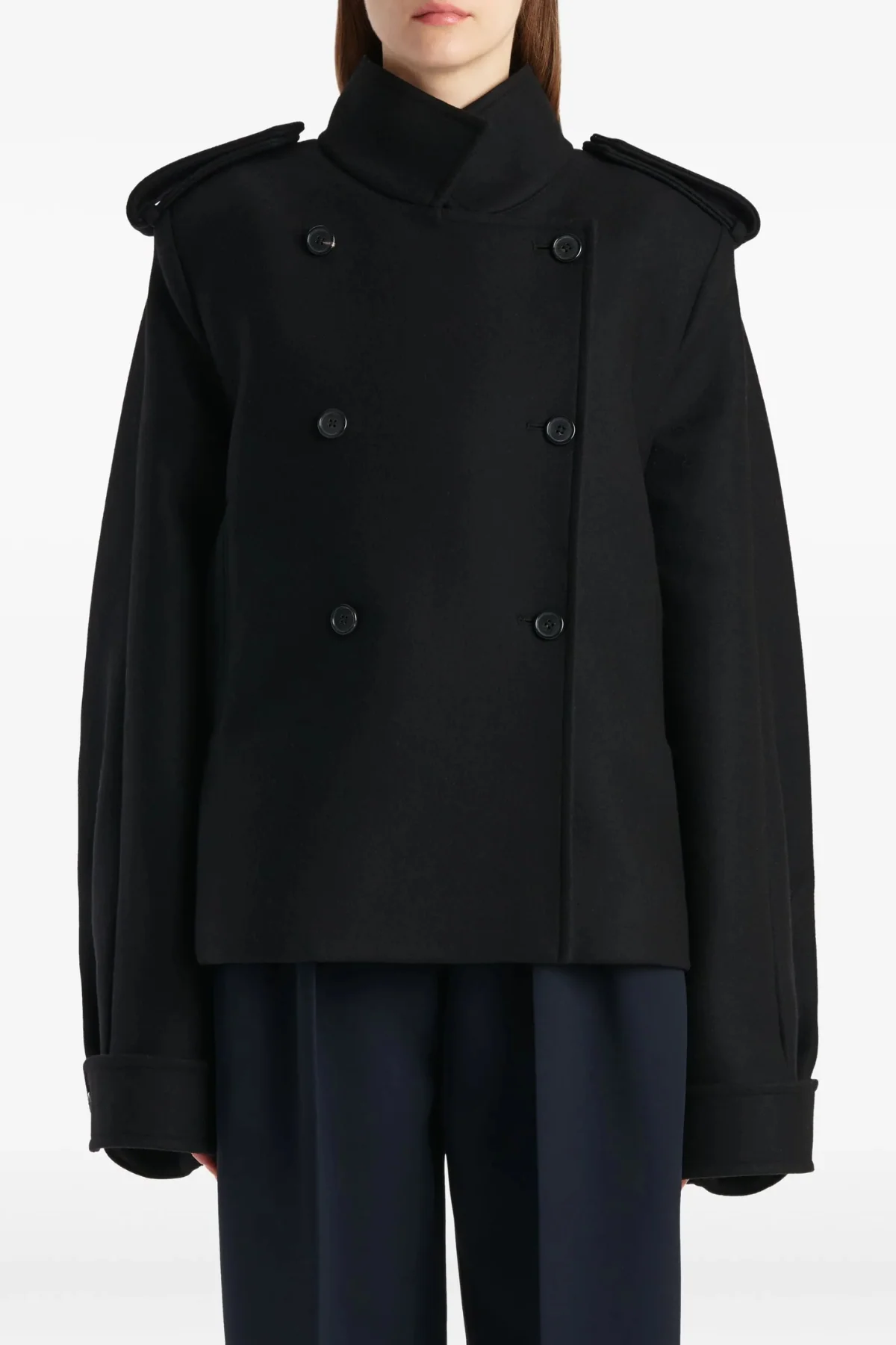 KHAITE Dean Jacket - Black