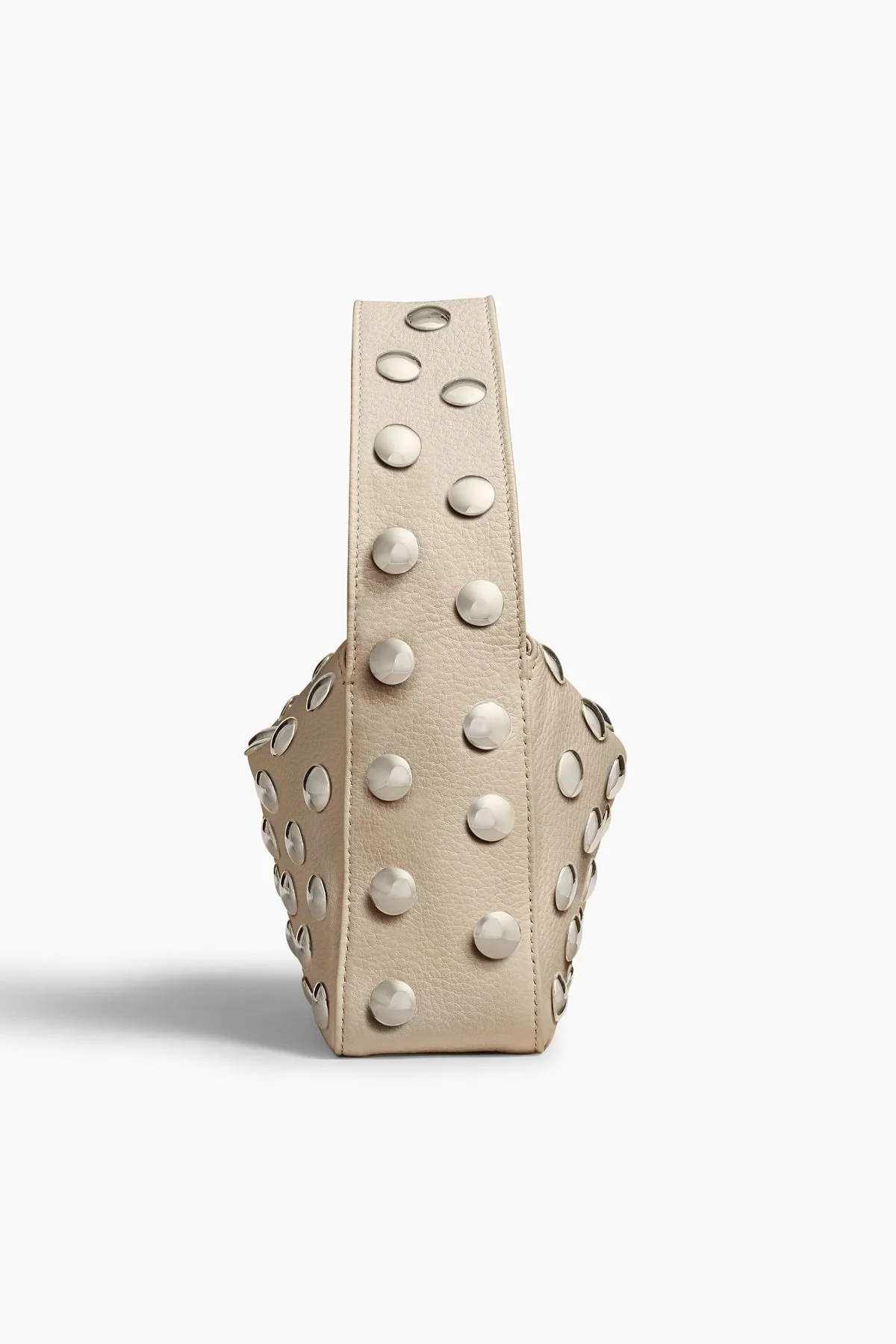 KHAITE Elena Small Studded Handbag - Dark Ivory - Image 3