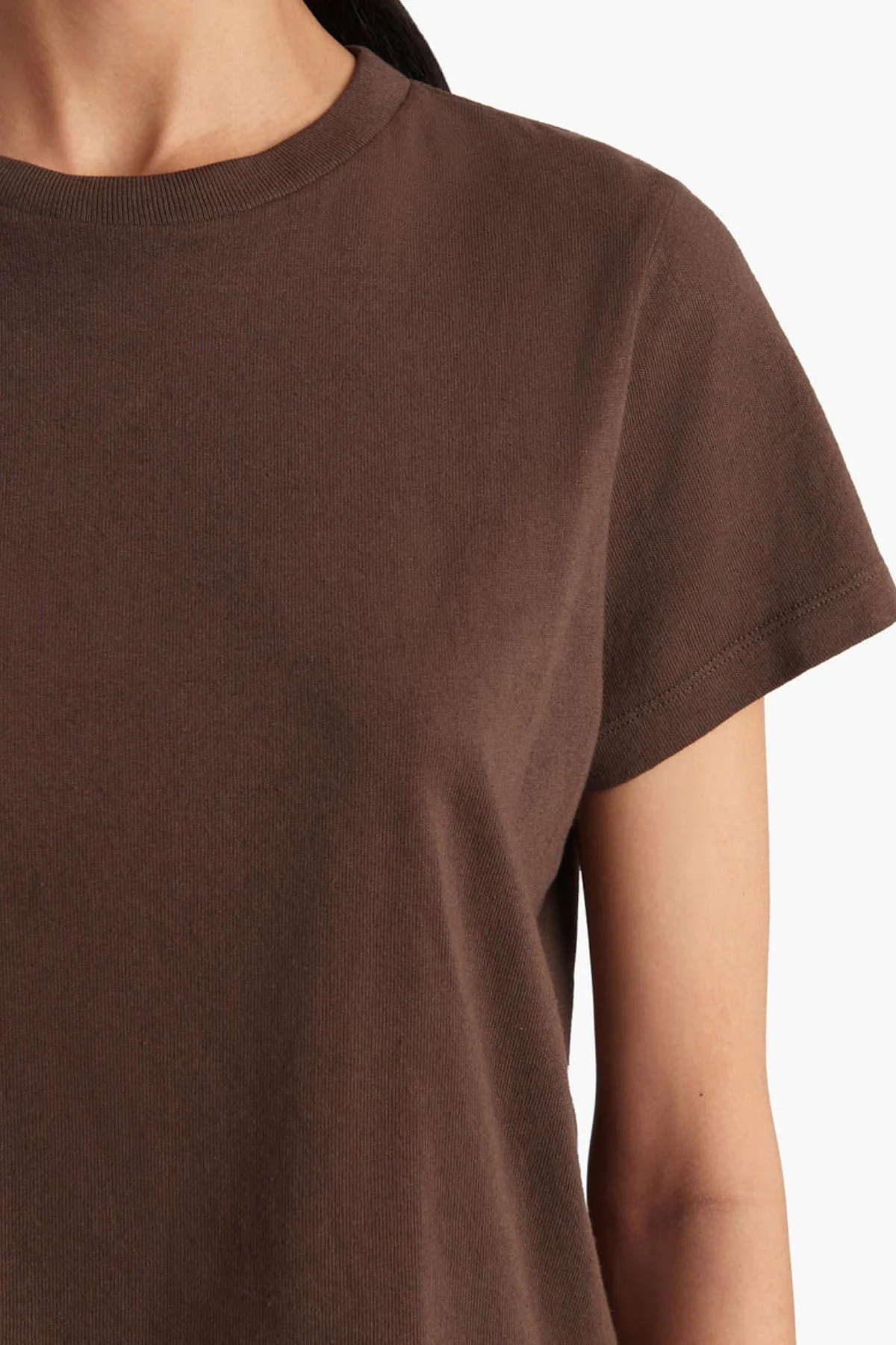 KHAITE Emmylou T-Shirt - Bark - Image 4