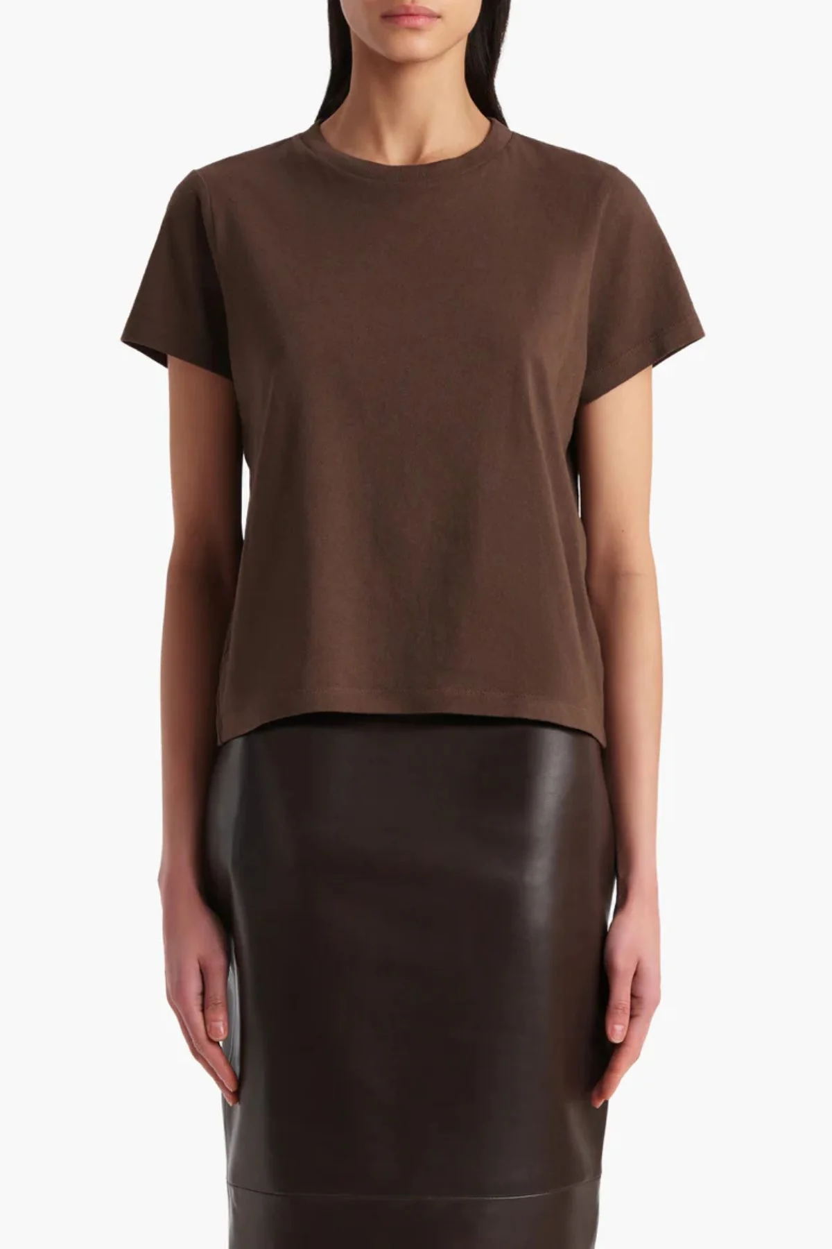 KHAITE Emmylou T-Shirt - Bark - Image 5