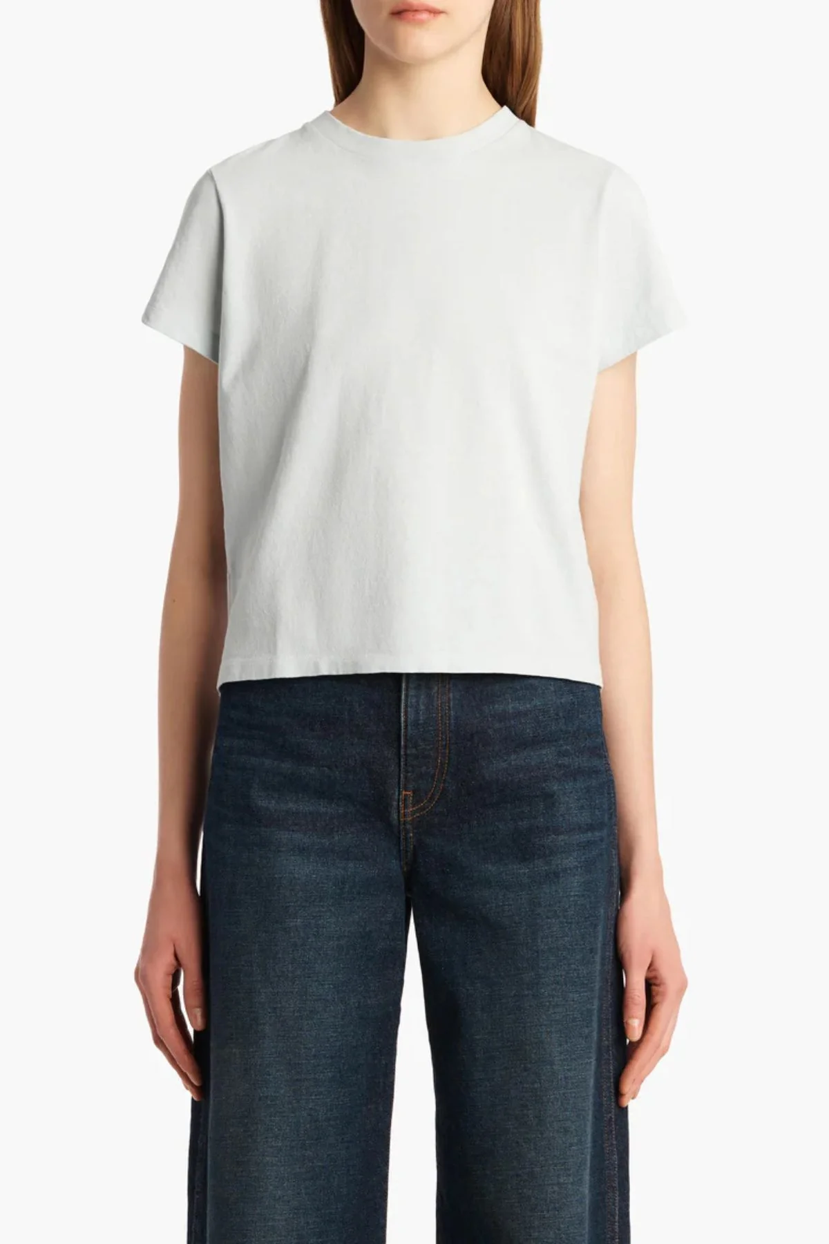 KHAITE Emmylou T-Shirt - Blue Ice - Image 5