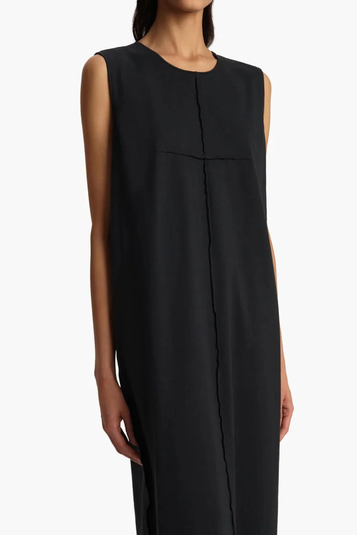 KHAITE Hal Dress - Washed Black - Image 5
