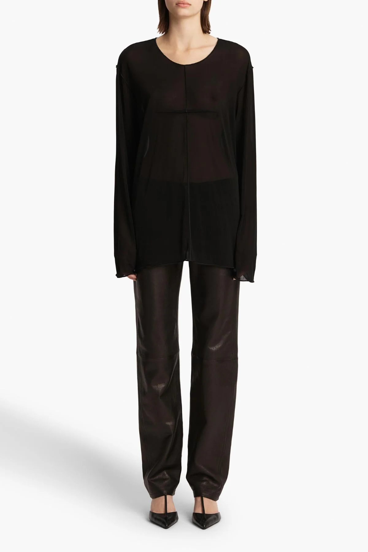 KHAITE Kit Top - Black - Image 2
