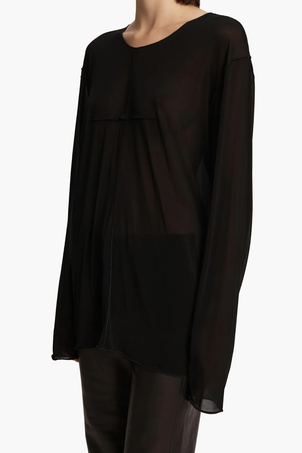 KHAITE Kit Top - Black - Image 5