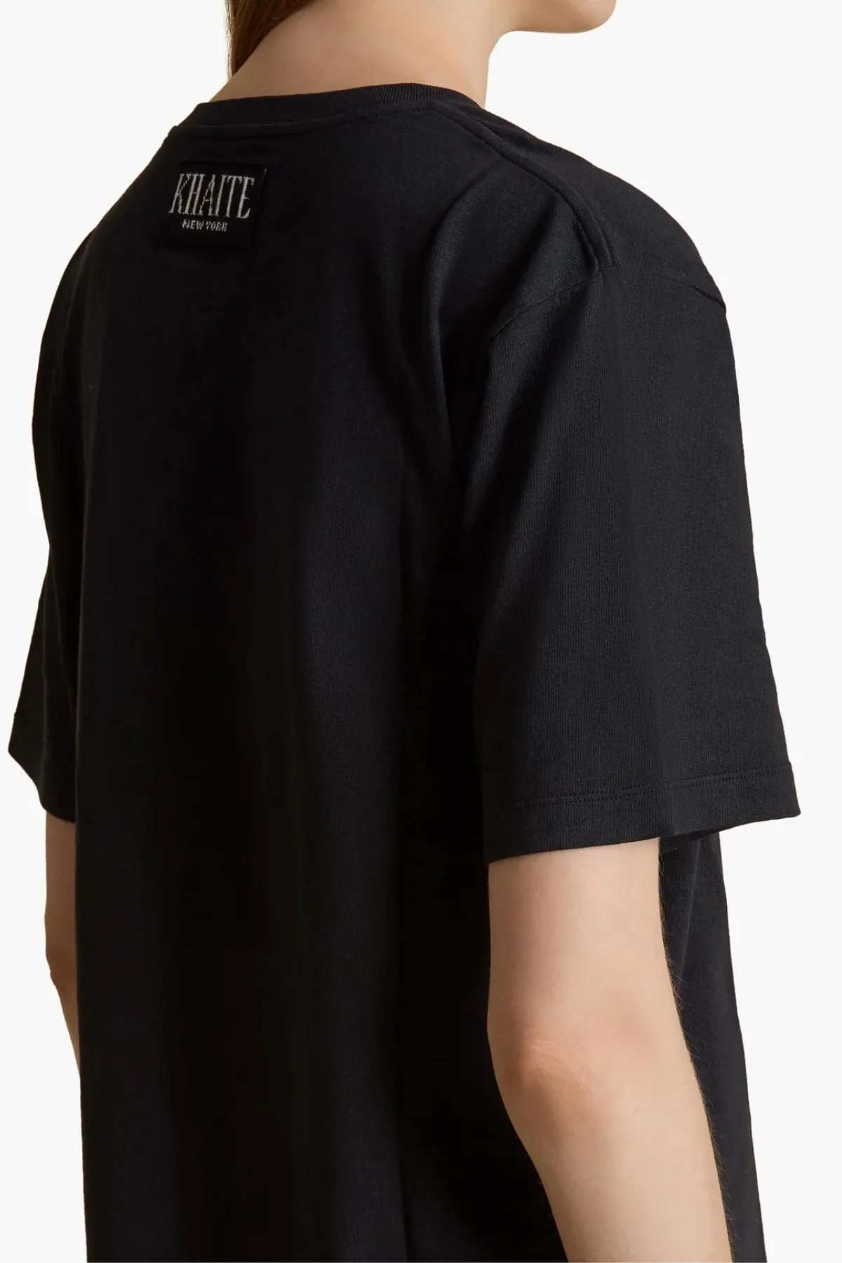 KHAITE Mae T-Shirt - Black - Image 4