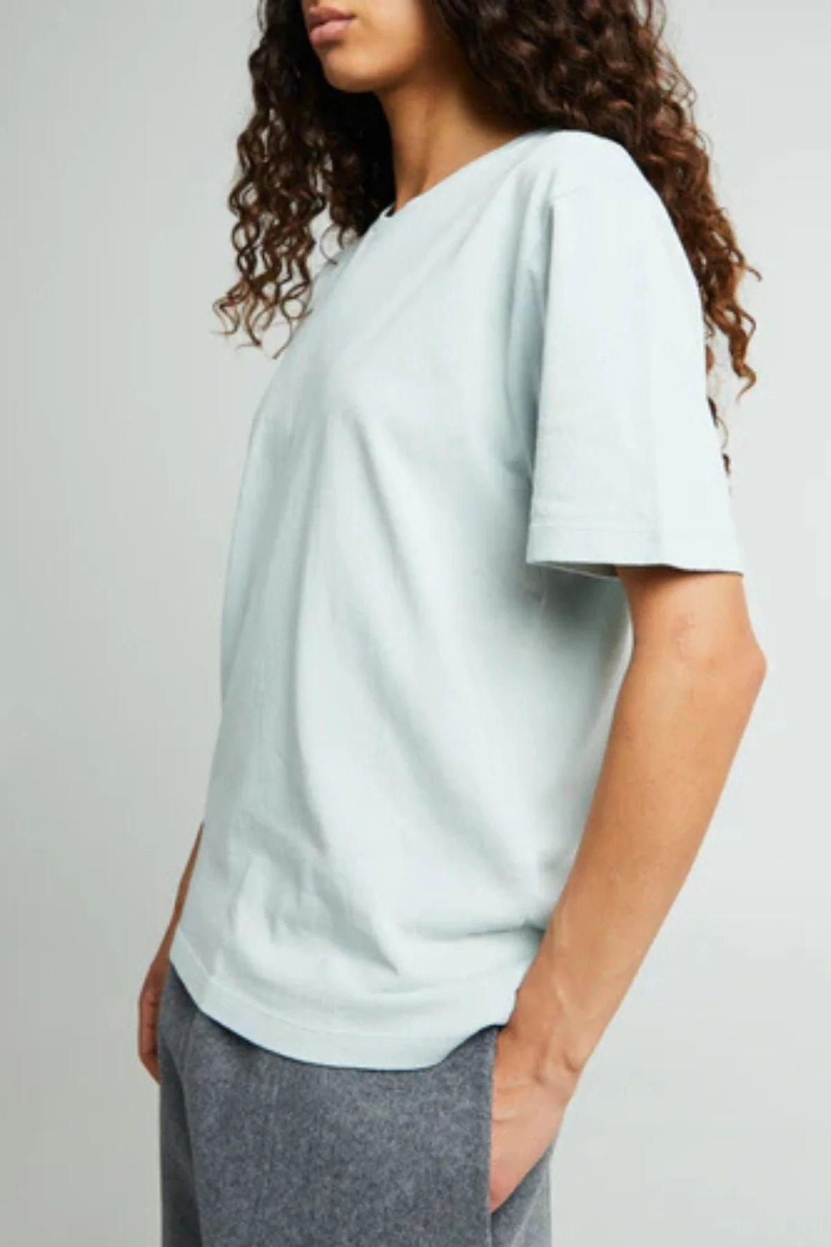 KHAITE Mae T-Shirt - Blue Ice - Image 2