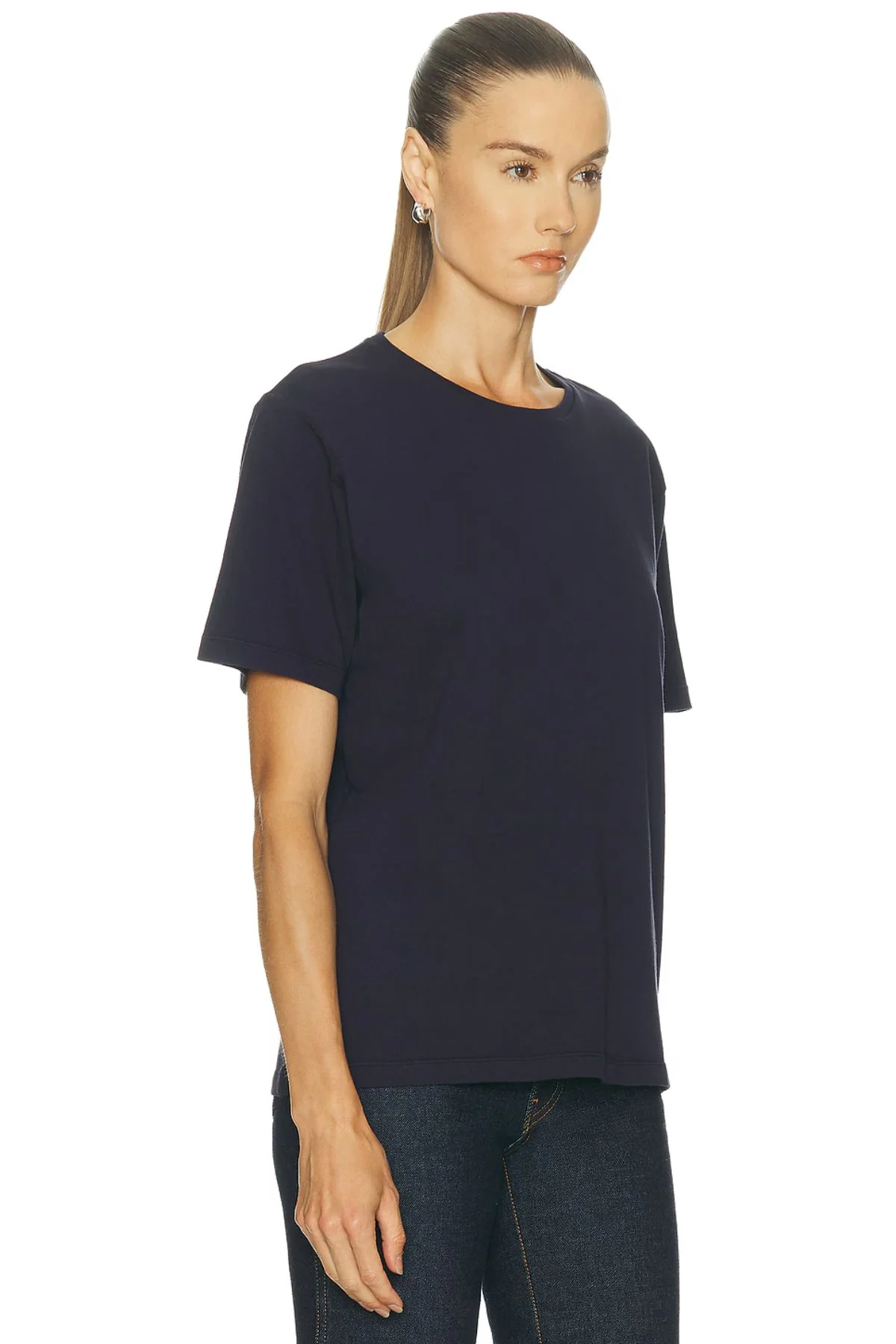 KHAITE Mae T-Shirt - Indigo - Image 2