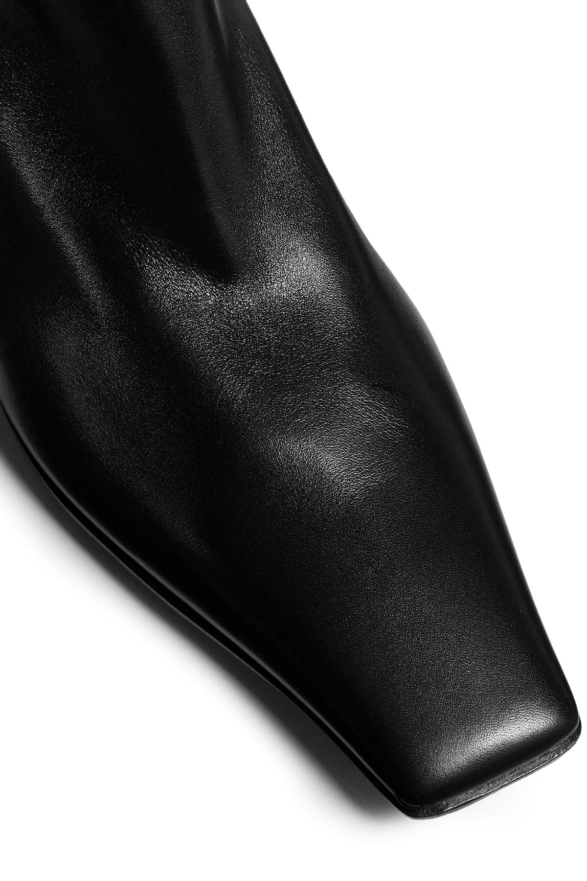 KHAITE Marfa Flat Knee High Boot - Black - Image 4