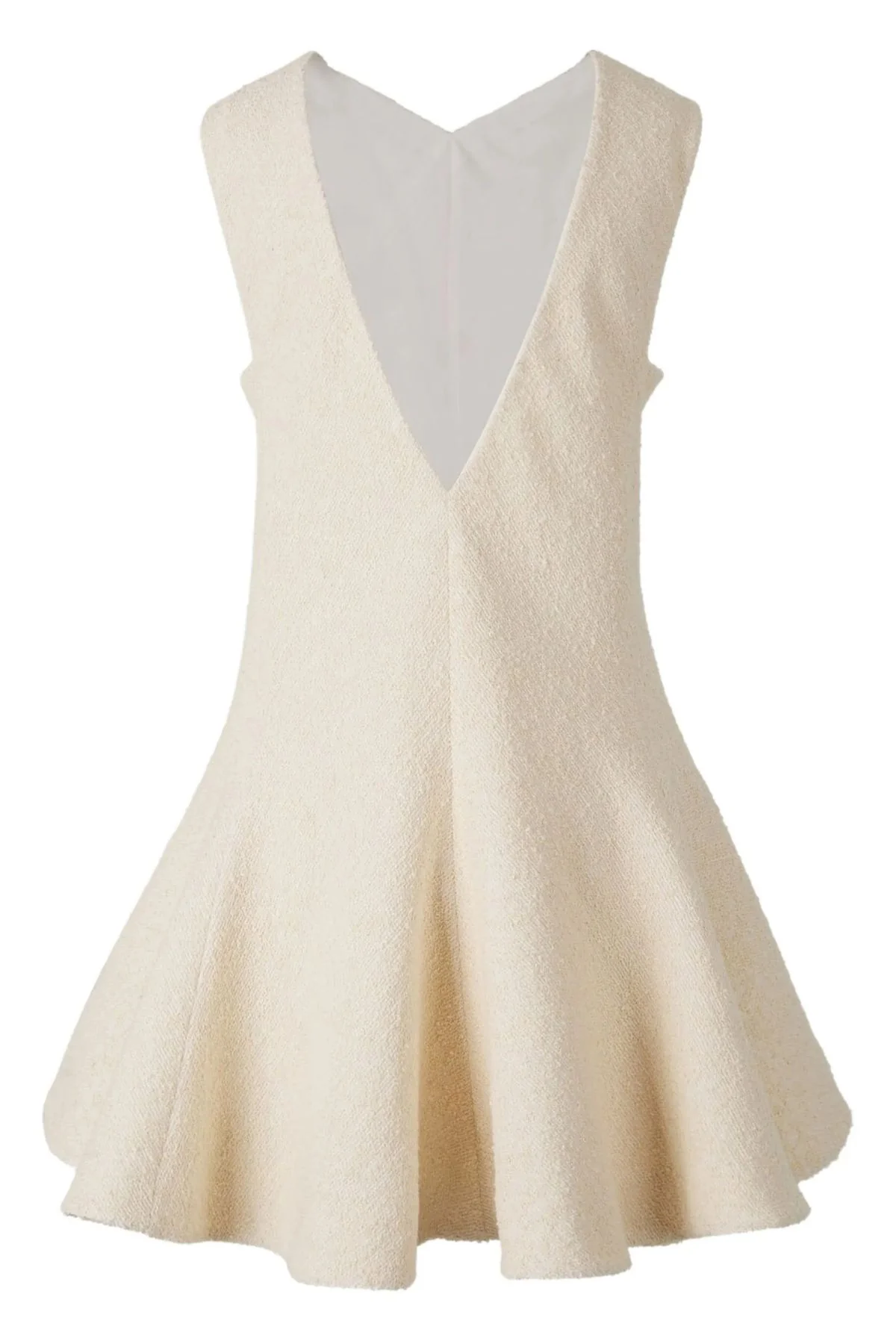 KHAITE Mel Dress Boucle - Natural - Image 2