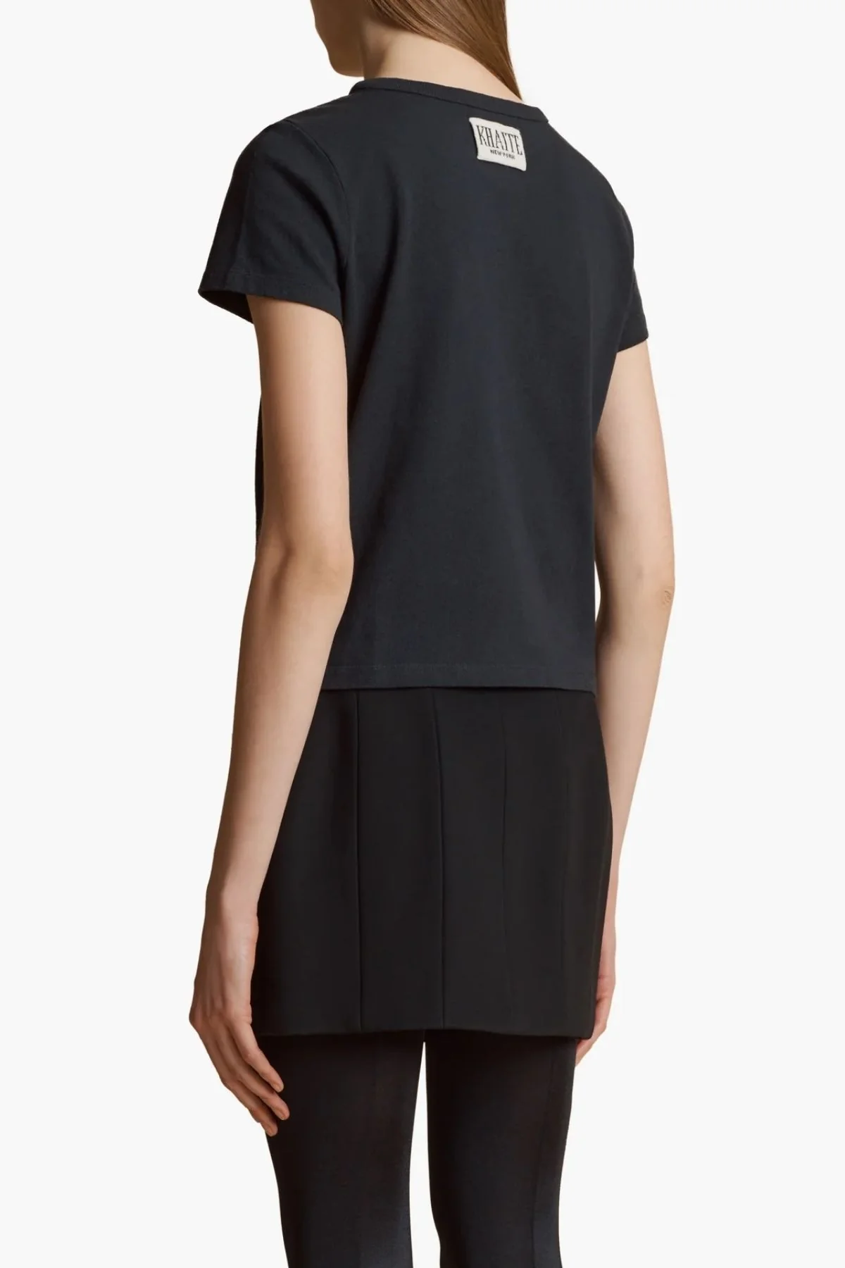 KHAITE Samson T-Shirt - Washed Black - Image 3