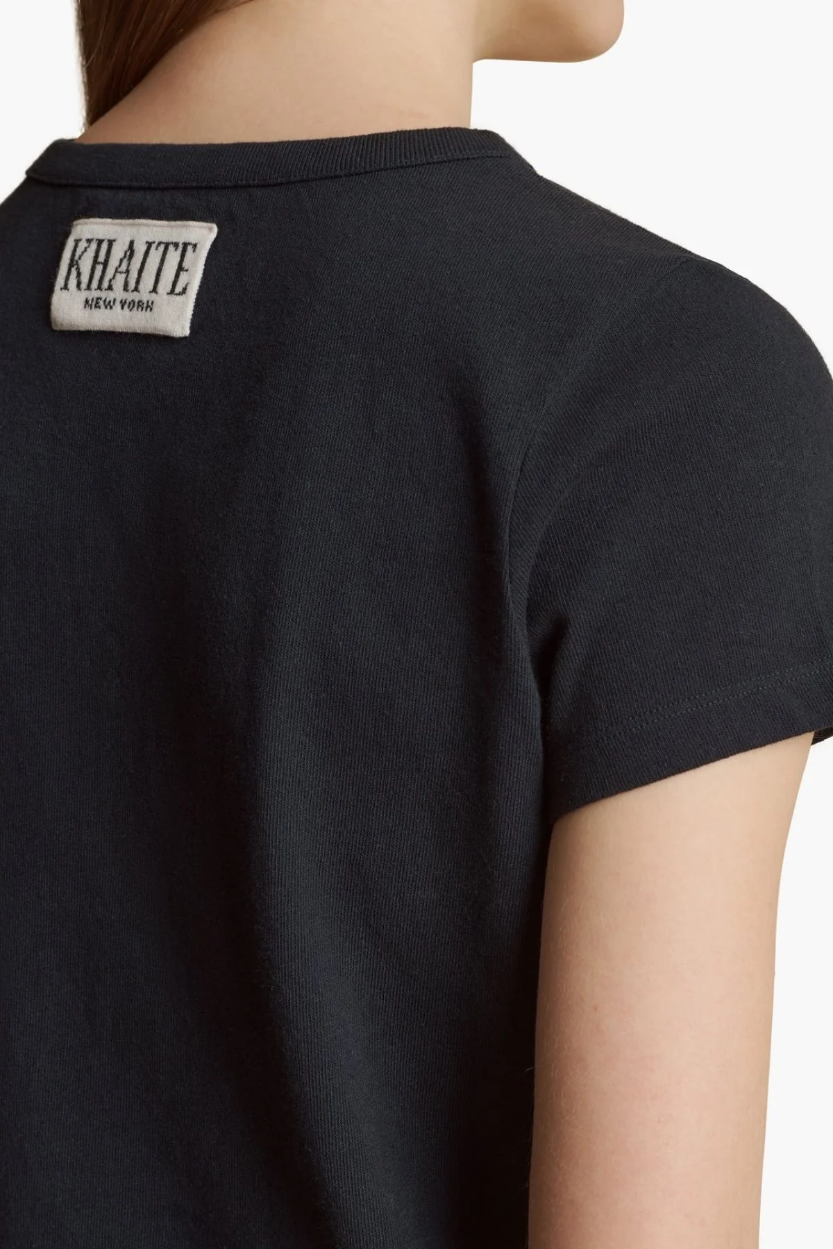 KHAITE Samson T-Shirt - Washed Black - Image 5