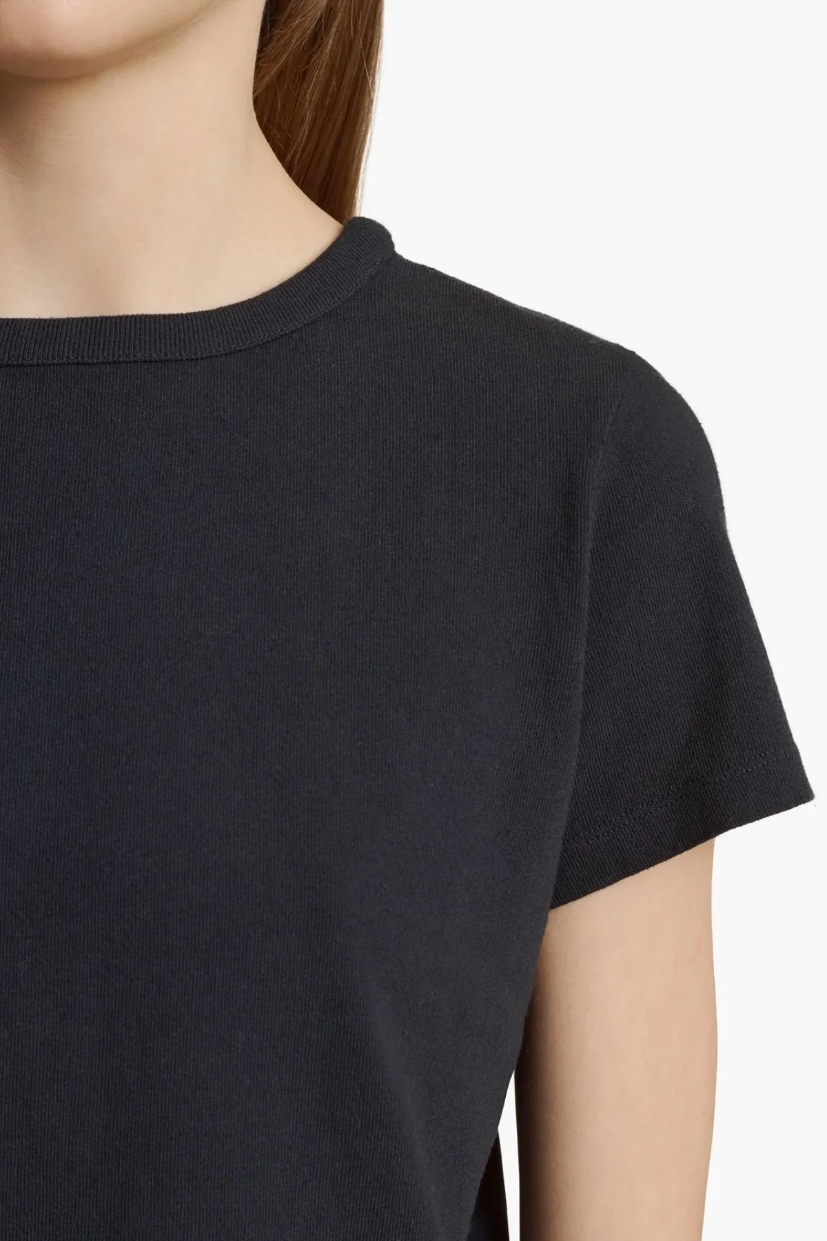 KHAITE Samson T-Shirt - Washed Black - Image 6