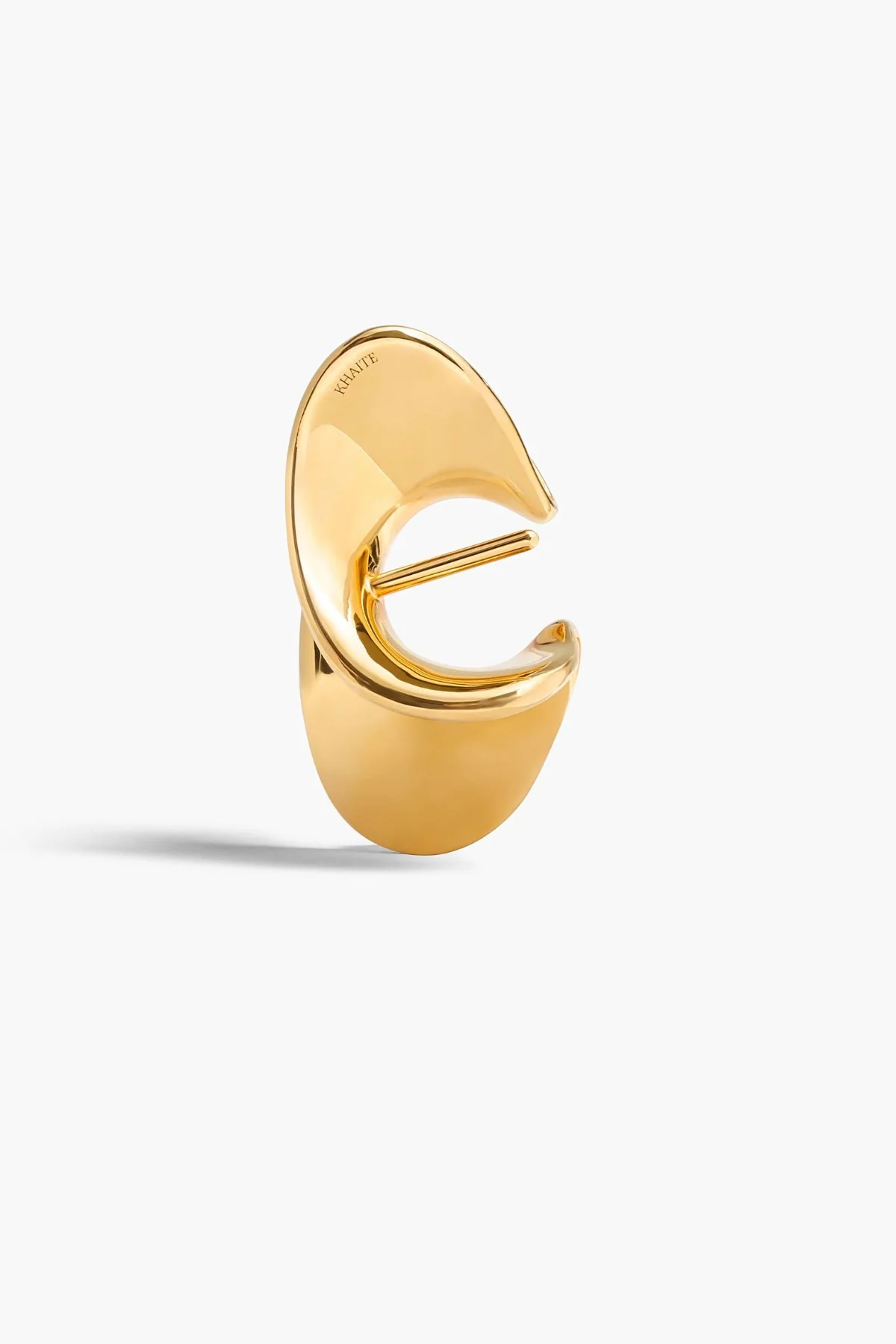 KHAITE Shadow Hair Cuff - Gold - Image 4