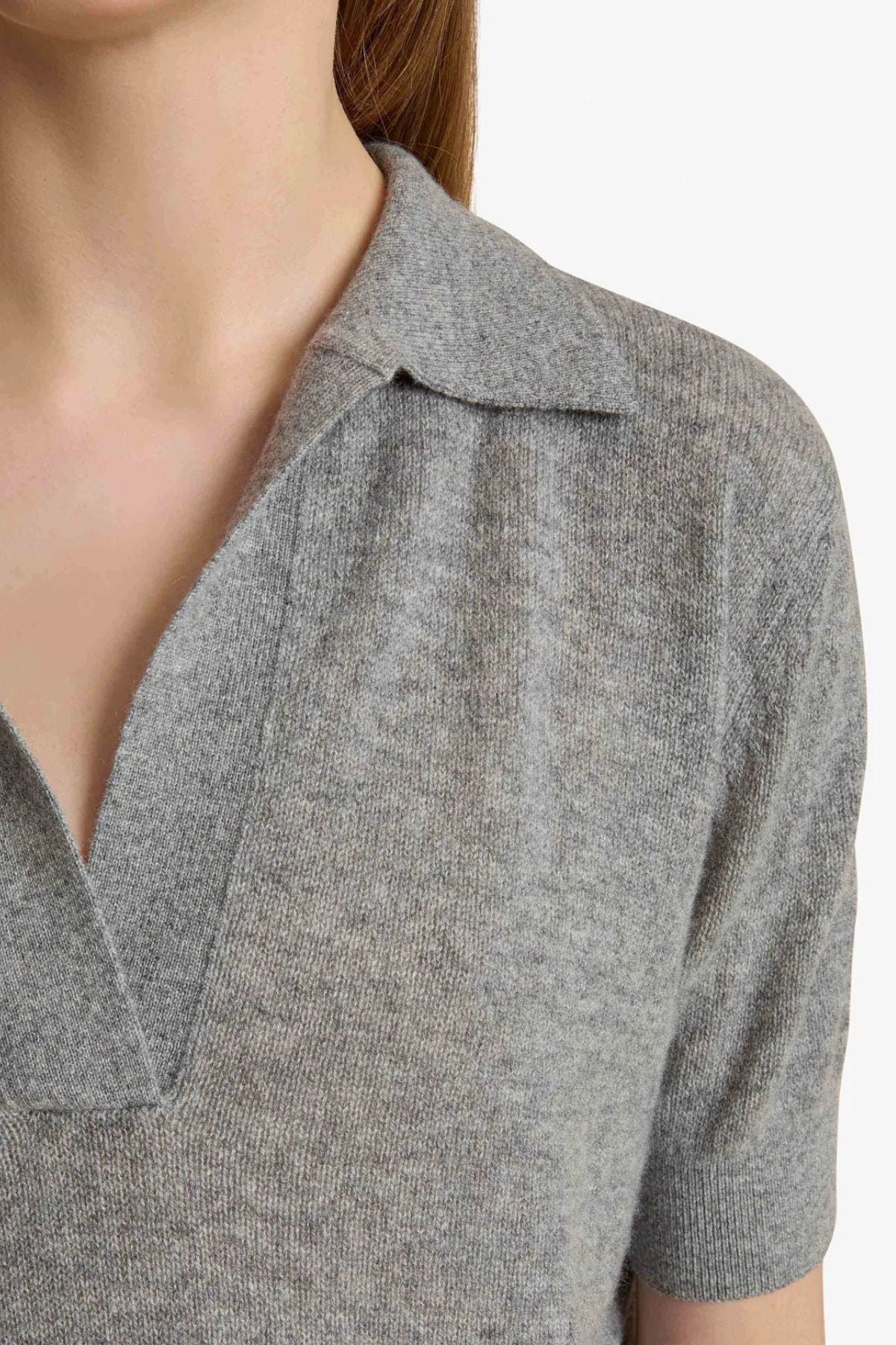 KHAITE Shrunken Jo Sweater - Warm Grey - Image 6