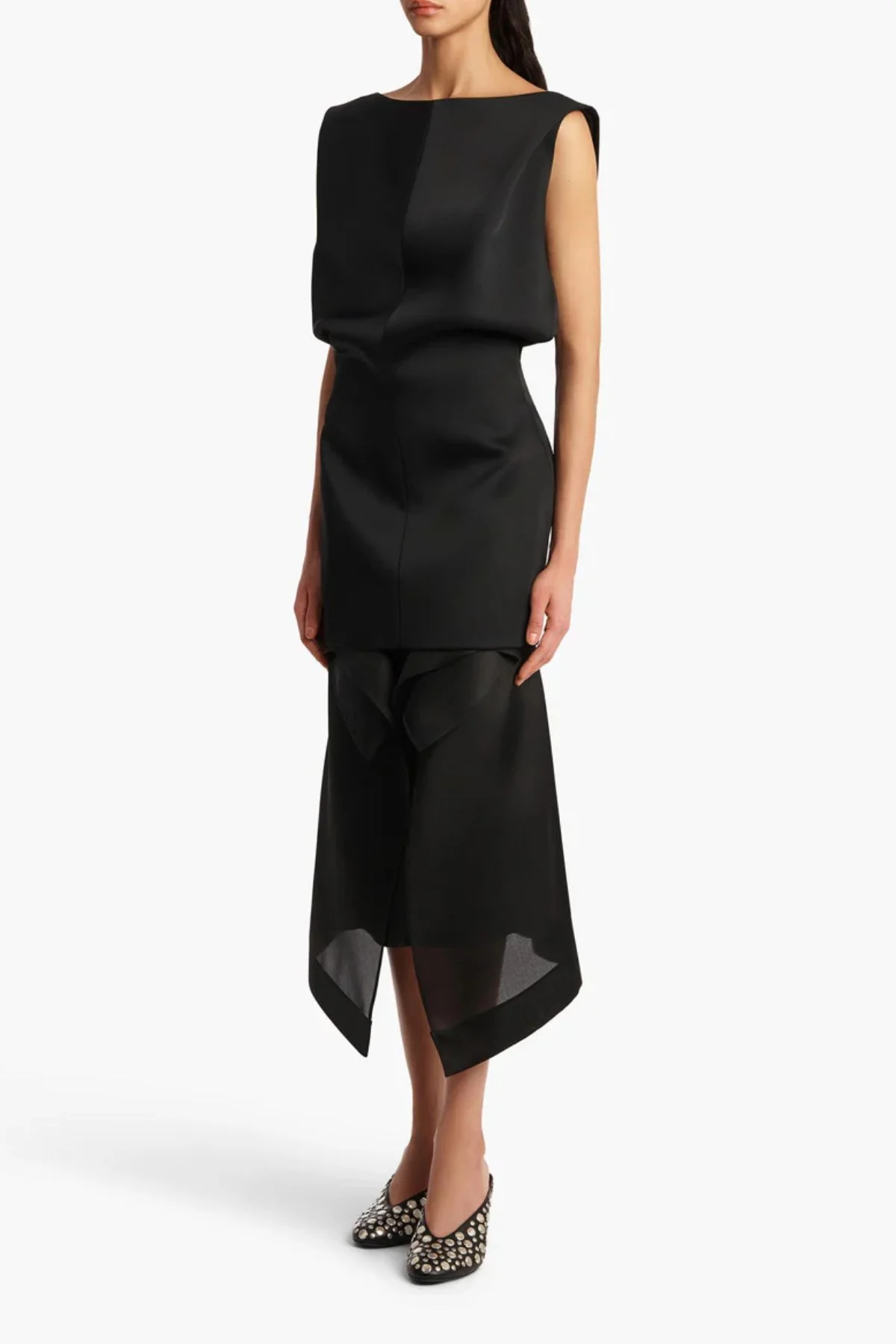 KHAITE Toma Dress - Black - Image 2