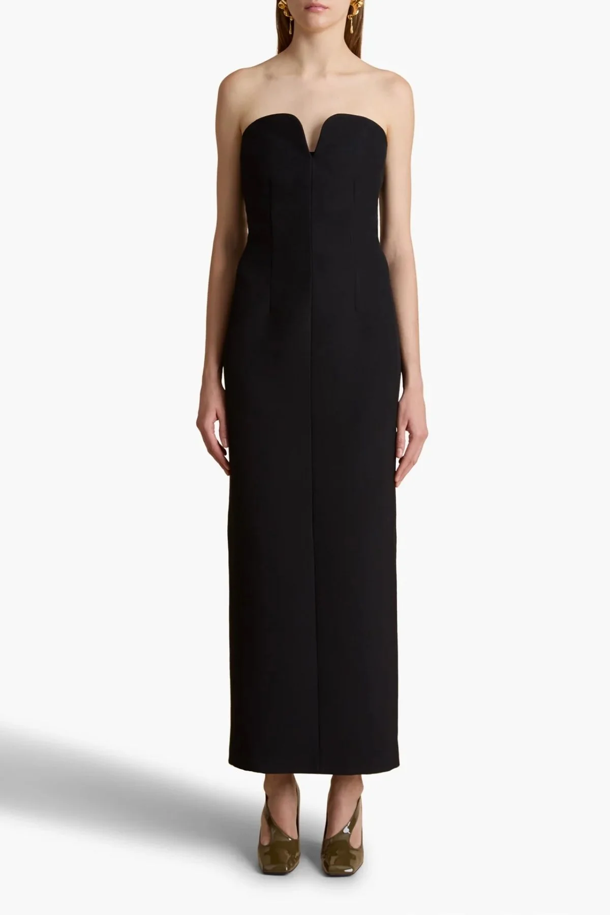 KHAITE Yao Dress - Black - Image 4
