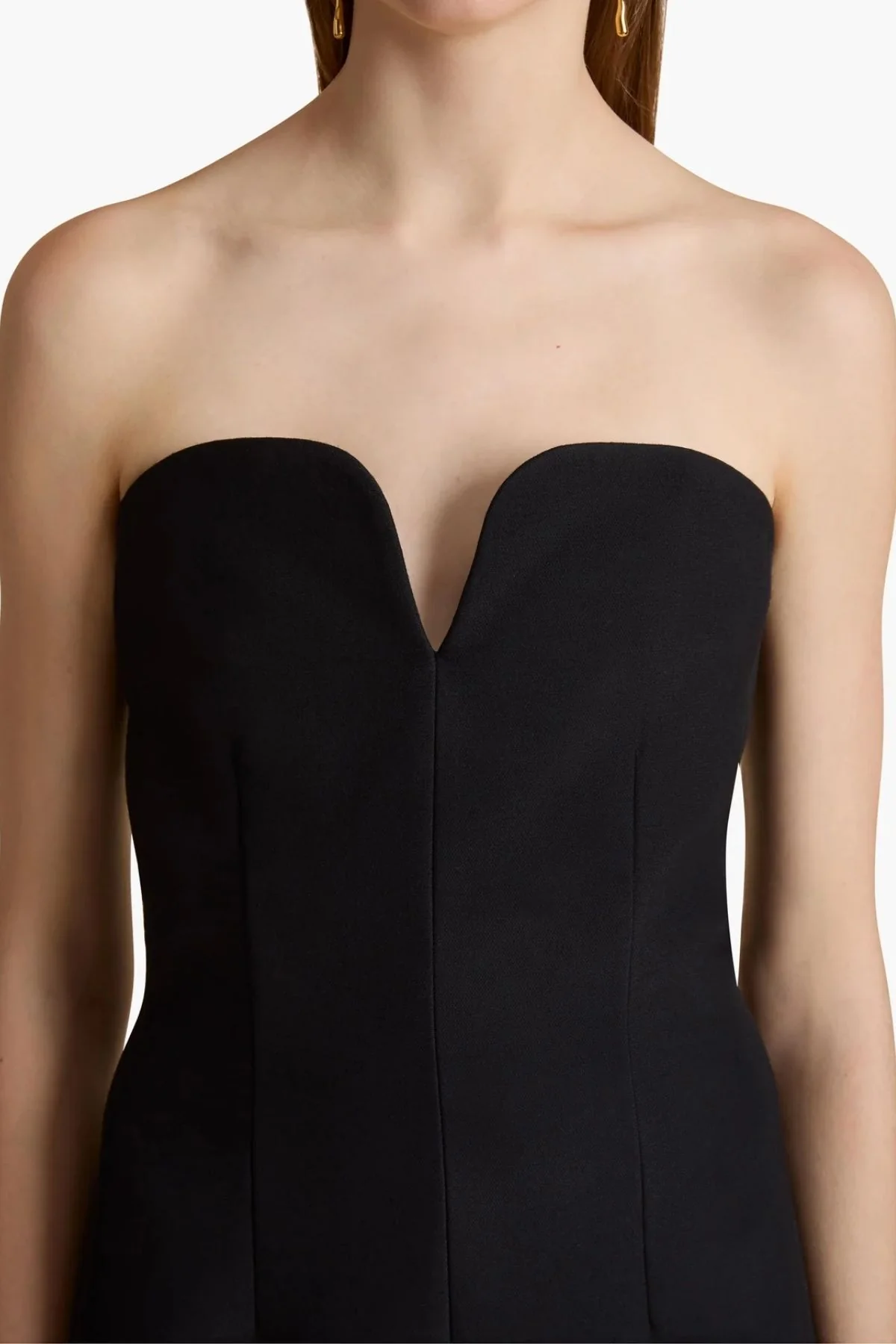 KHAITE Yao Dress - Black - Image 6