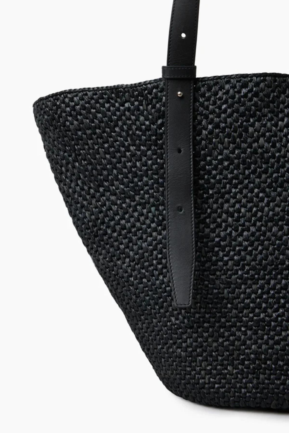 LIÉ STUDIO The Bianca Bag - Black Raffia - Image 3
