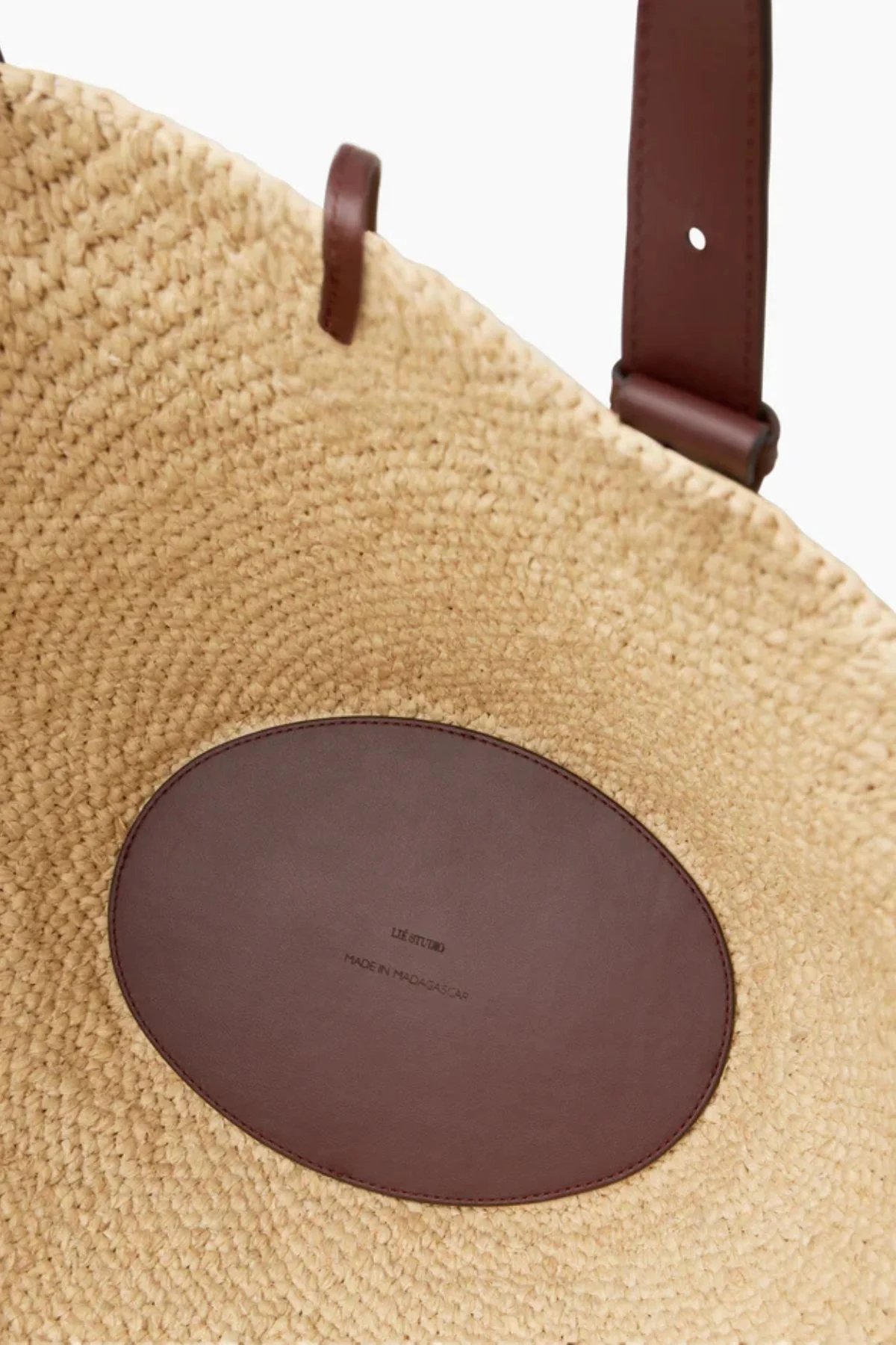 LIÉ STUDIO The Bianca Bag - Natural Raffia - Image 5