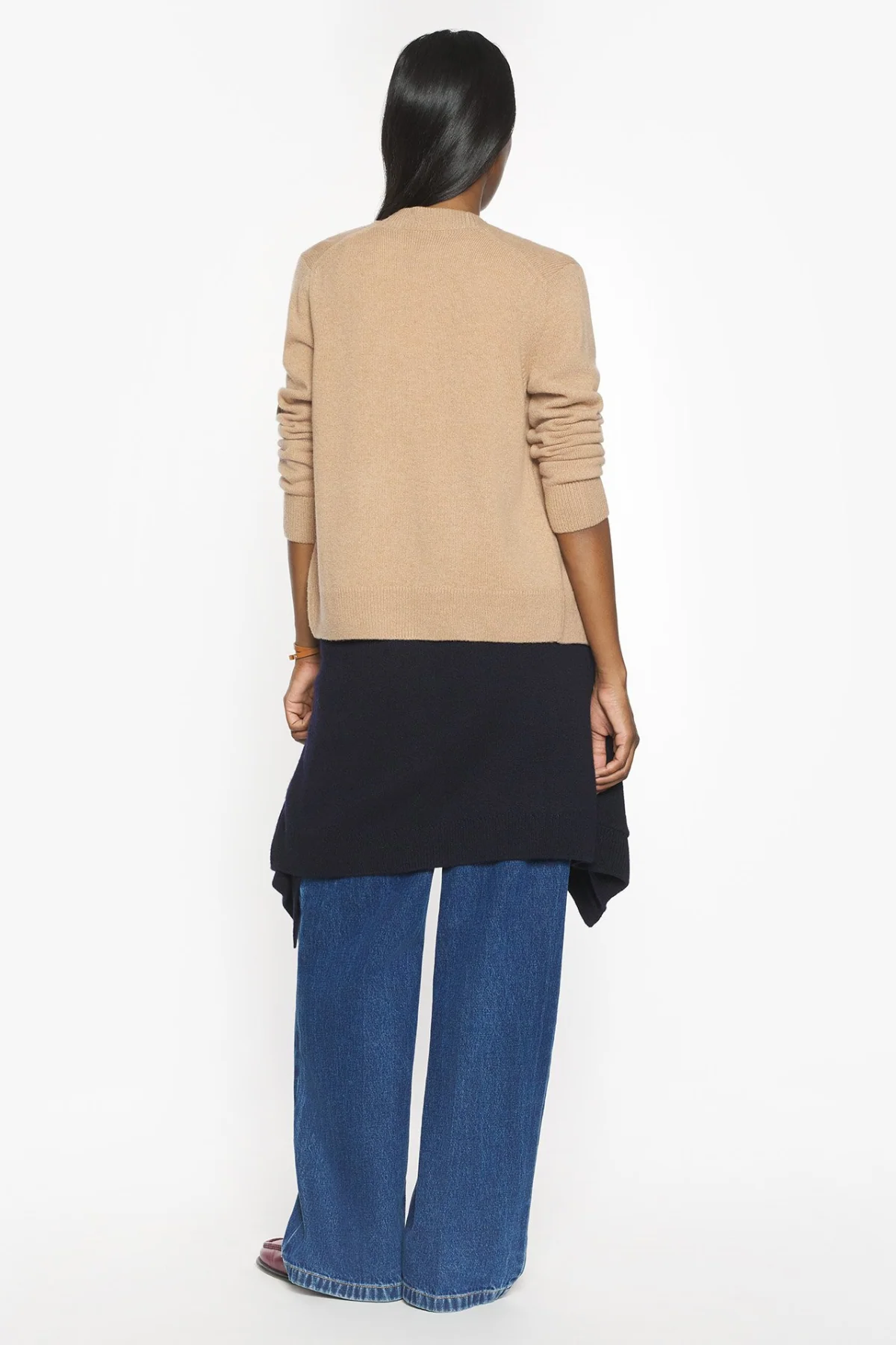 Maison Kitsuné Baby Fox Boxy Cardigan - Brown - Image 3