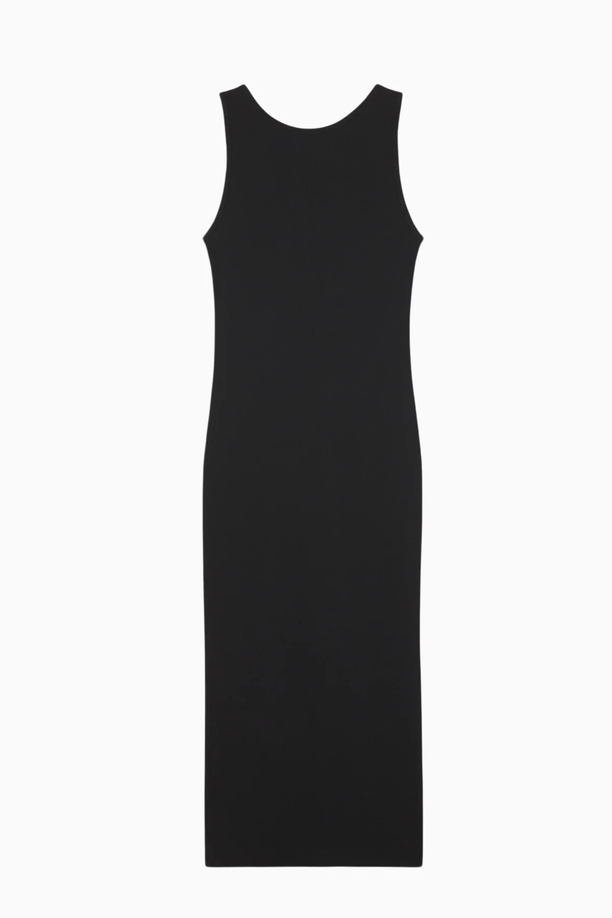 Maison Kitsuné Baby Fox Ribbed Tank Dress - Black - Image 3
