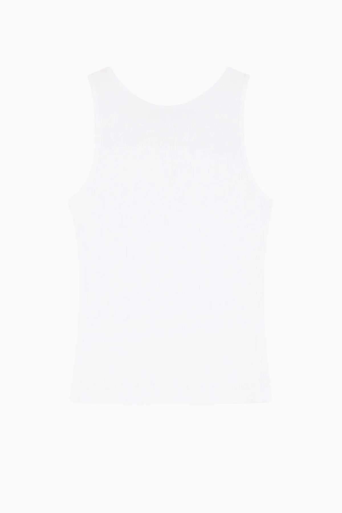 Maison Kitsuné Baby Fox Ribbed Tank - White - Image 5