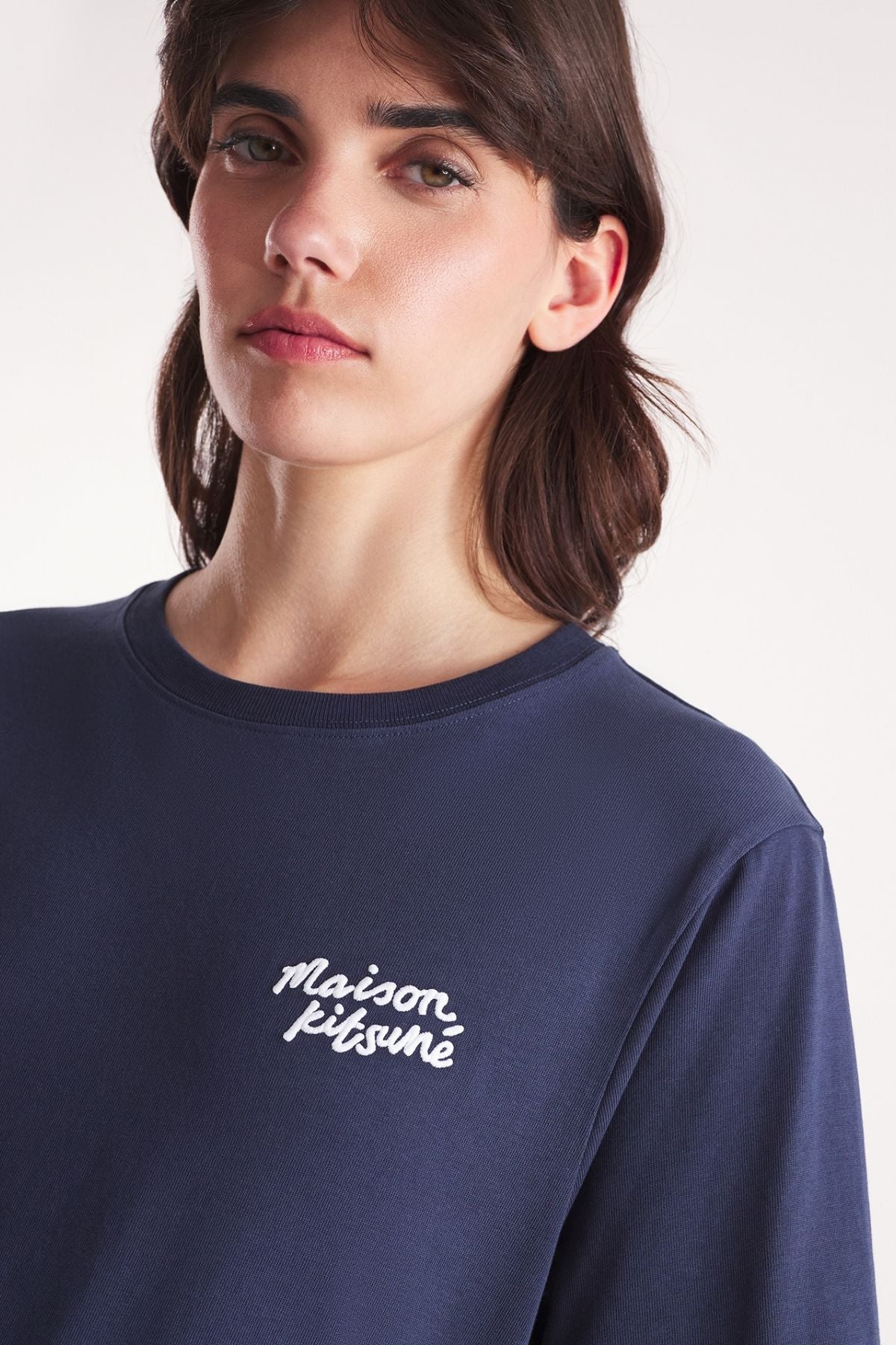Maison Kitsuné Handwriting T-Shirt - Ink Blue - Image 4