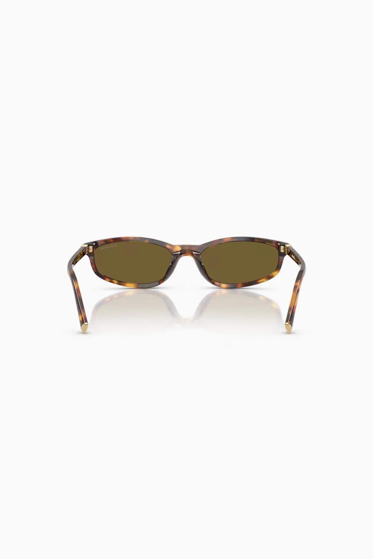 Miu Miu Irregular Sunglasses - Honey Havana/ Dark Brown - Image 3