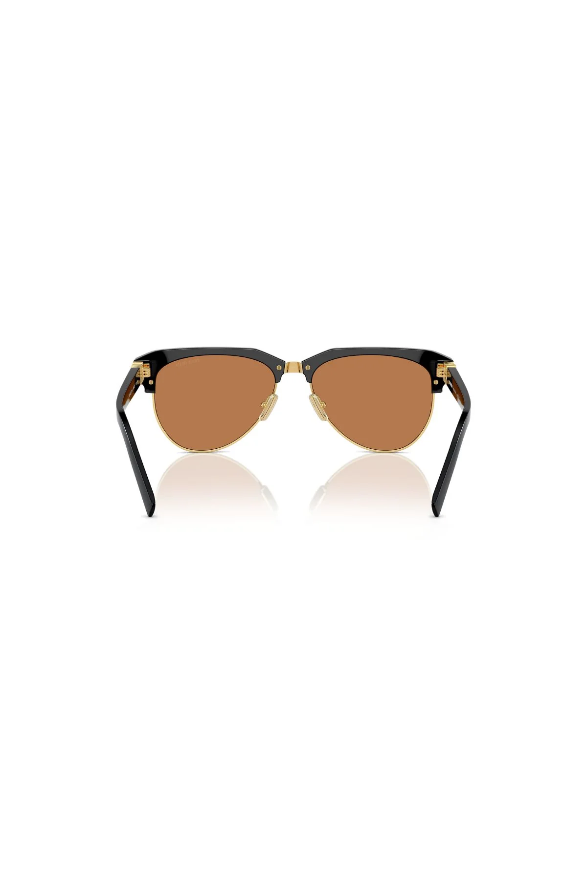 Miu Miu Pilot Sunglasses - Black/ Brown - Image 4