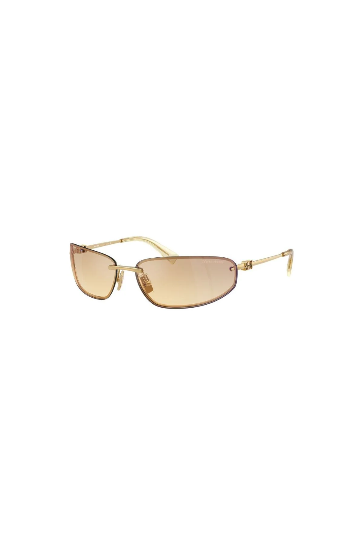 Miu Miu Sunglasses - Gold/ Yellow - Image 3