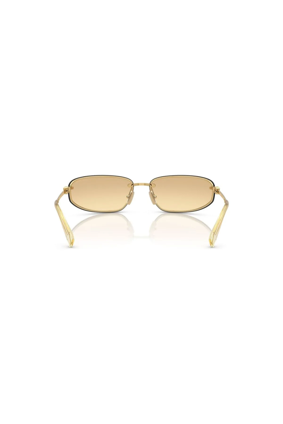 Miu Miu Sunglasses - Gold/ Yellow - Image 5