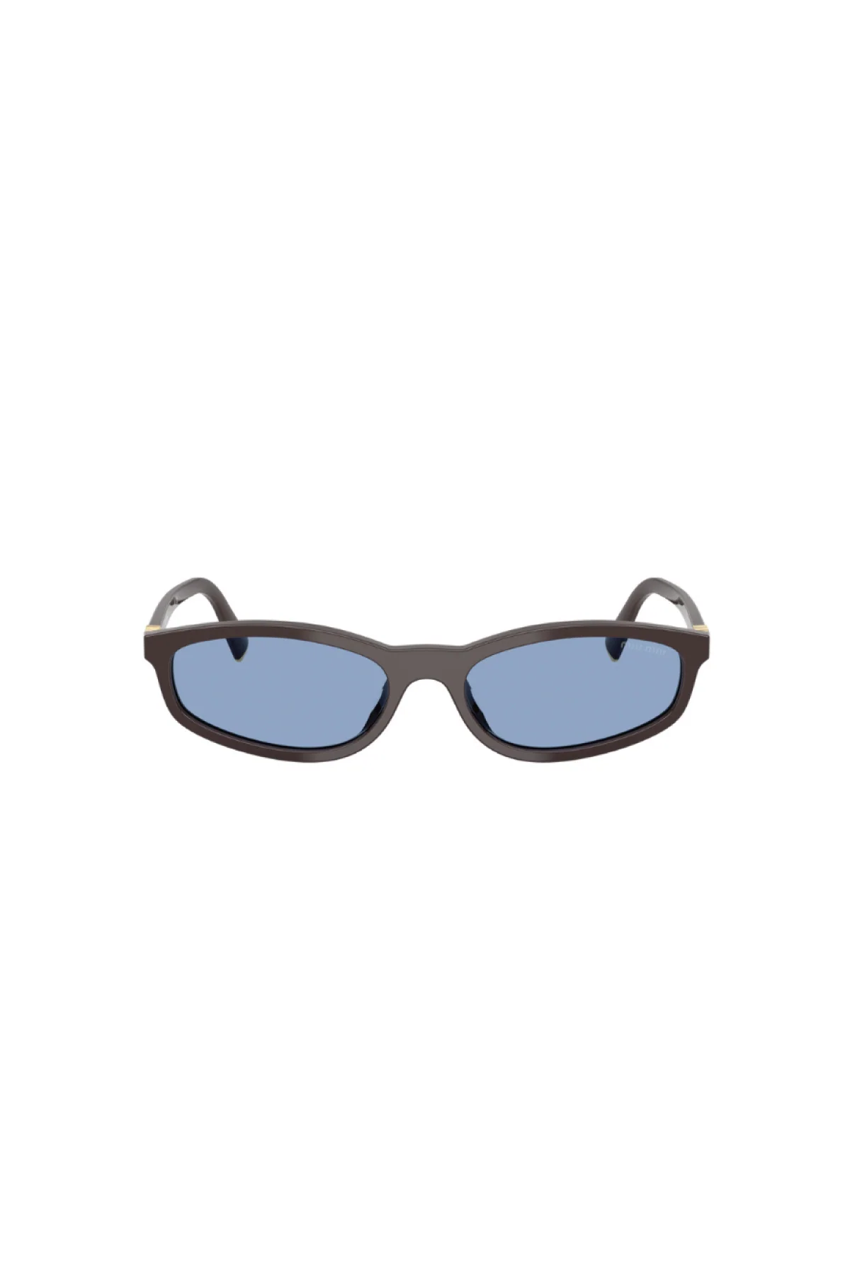 Miu Miu Sunglasses - Moka/ Light Blue - Image 2