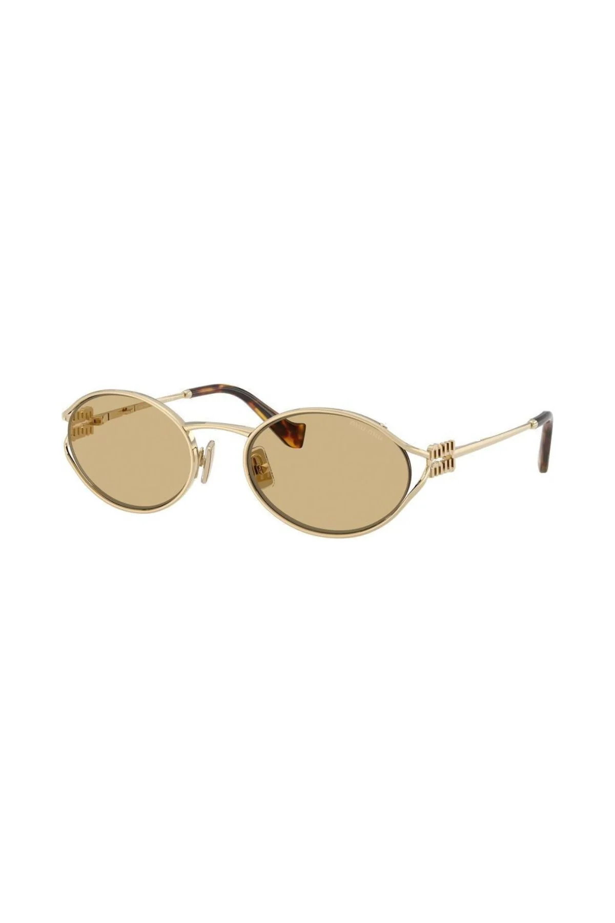 Miu Miu Sunglasses Pale Gold/ Yellow - Image 2